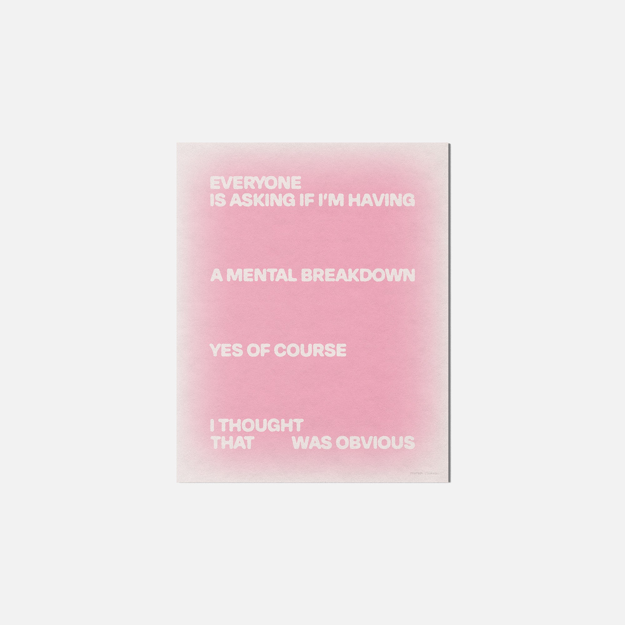 BREAKDOWN PRINT