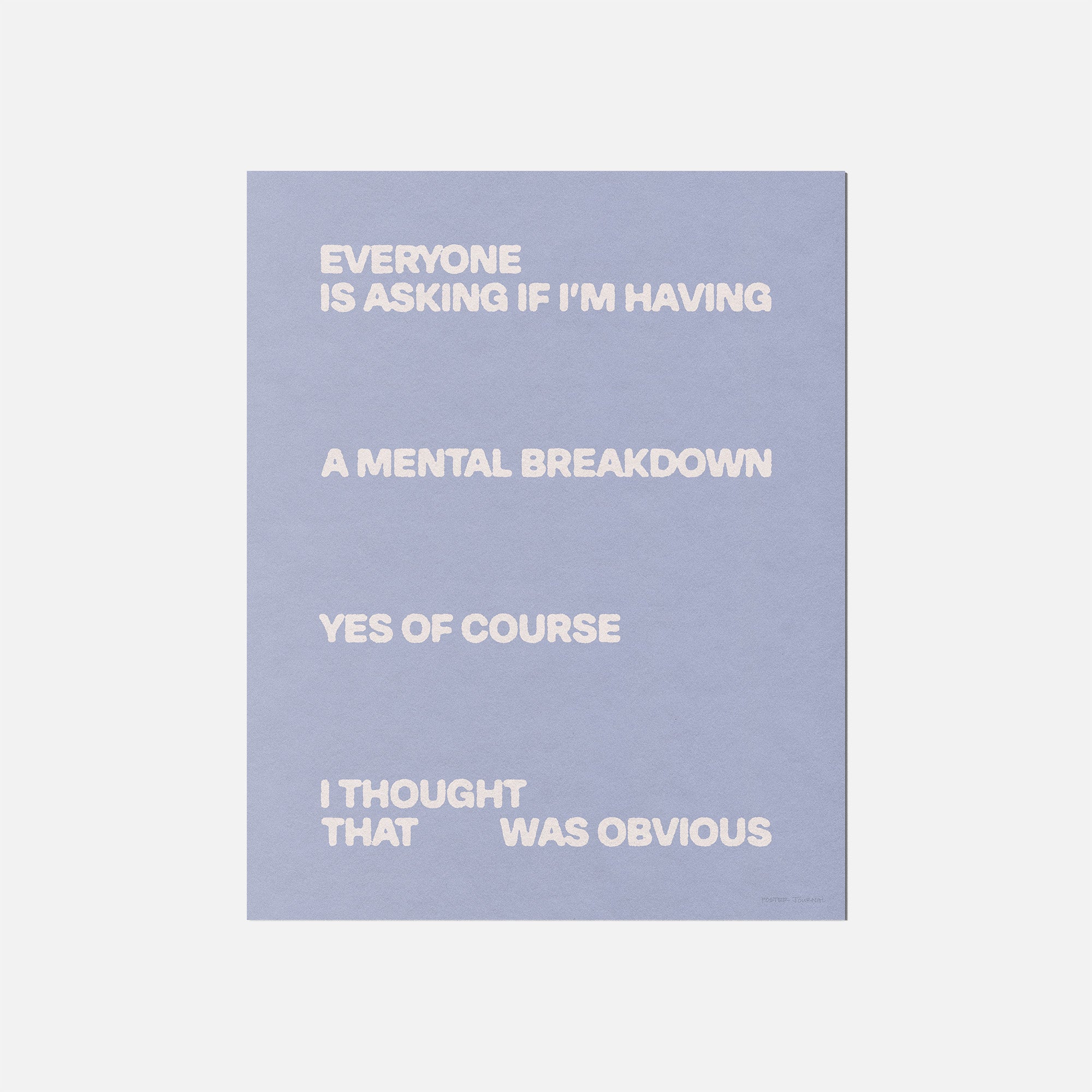 BREAKDOWN PRINT