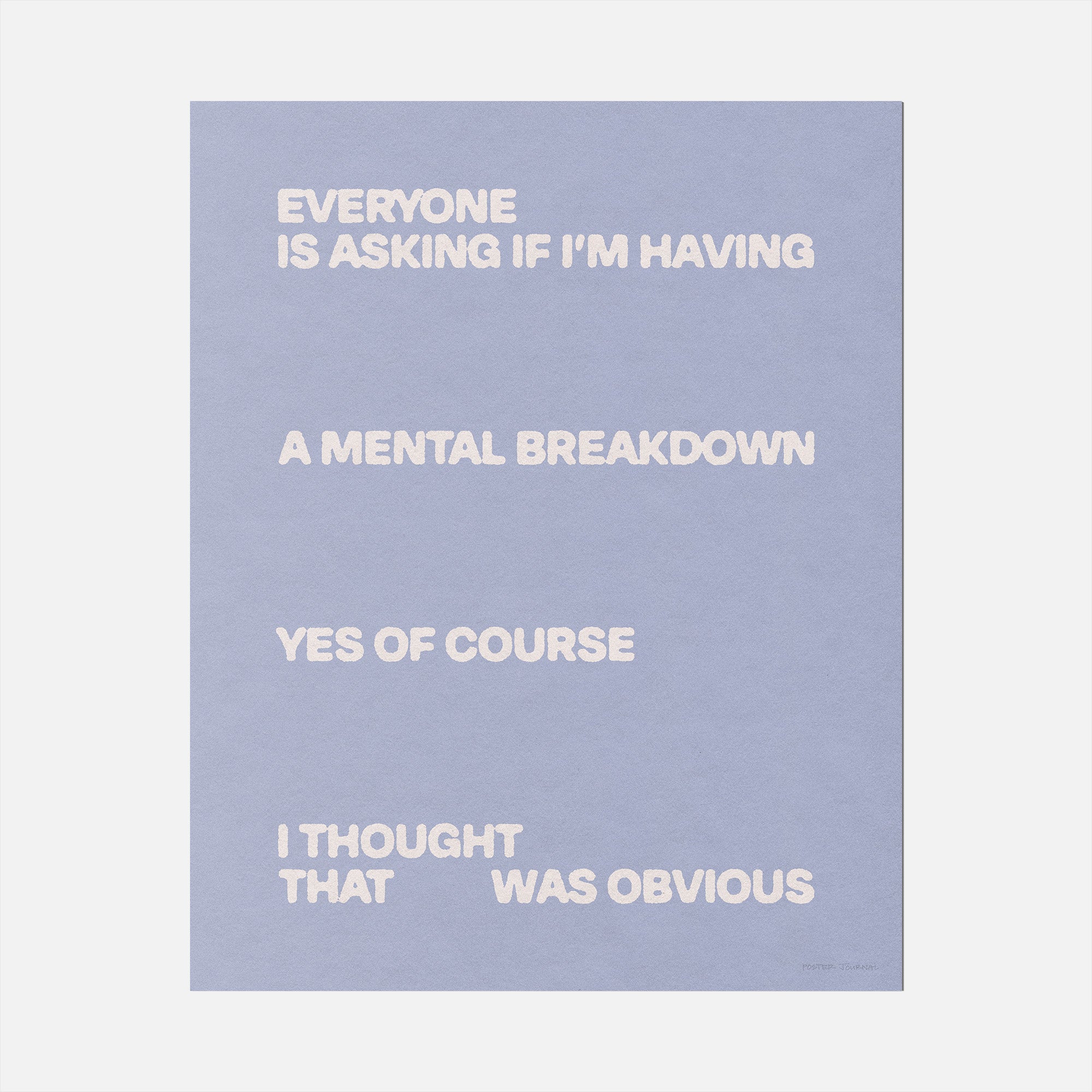BREAKDOWN PRINT