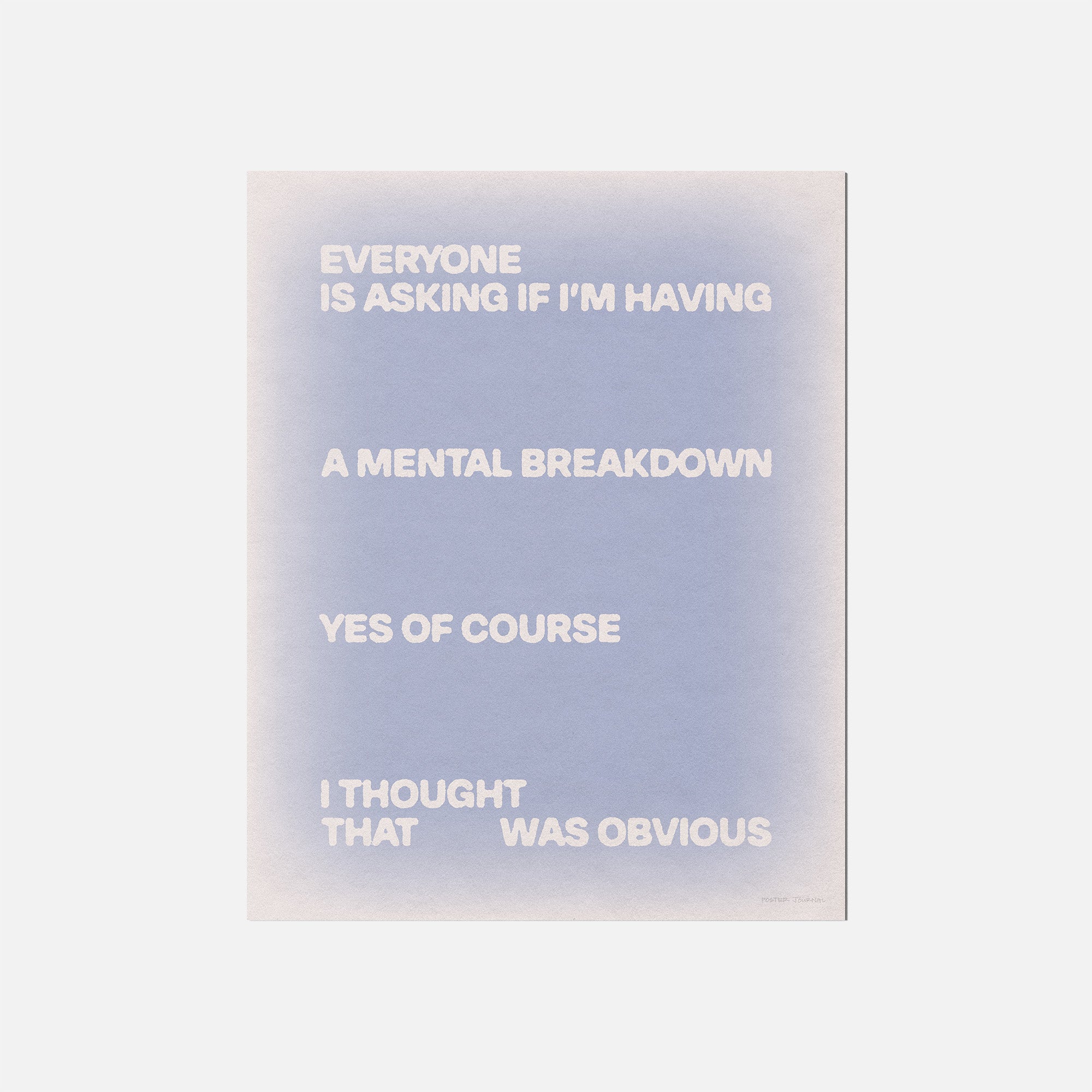 BREAKDOWN PRINT