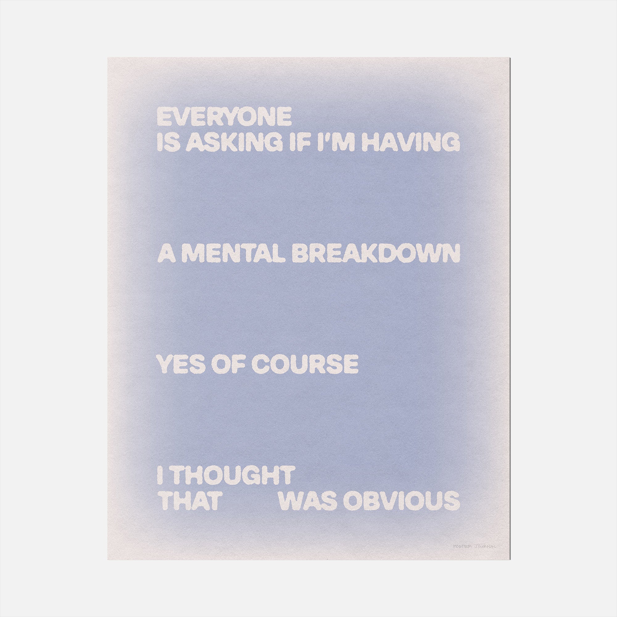 BREAKDOWN PRINT