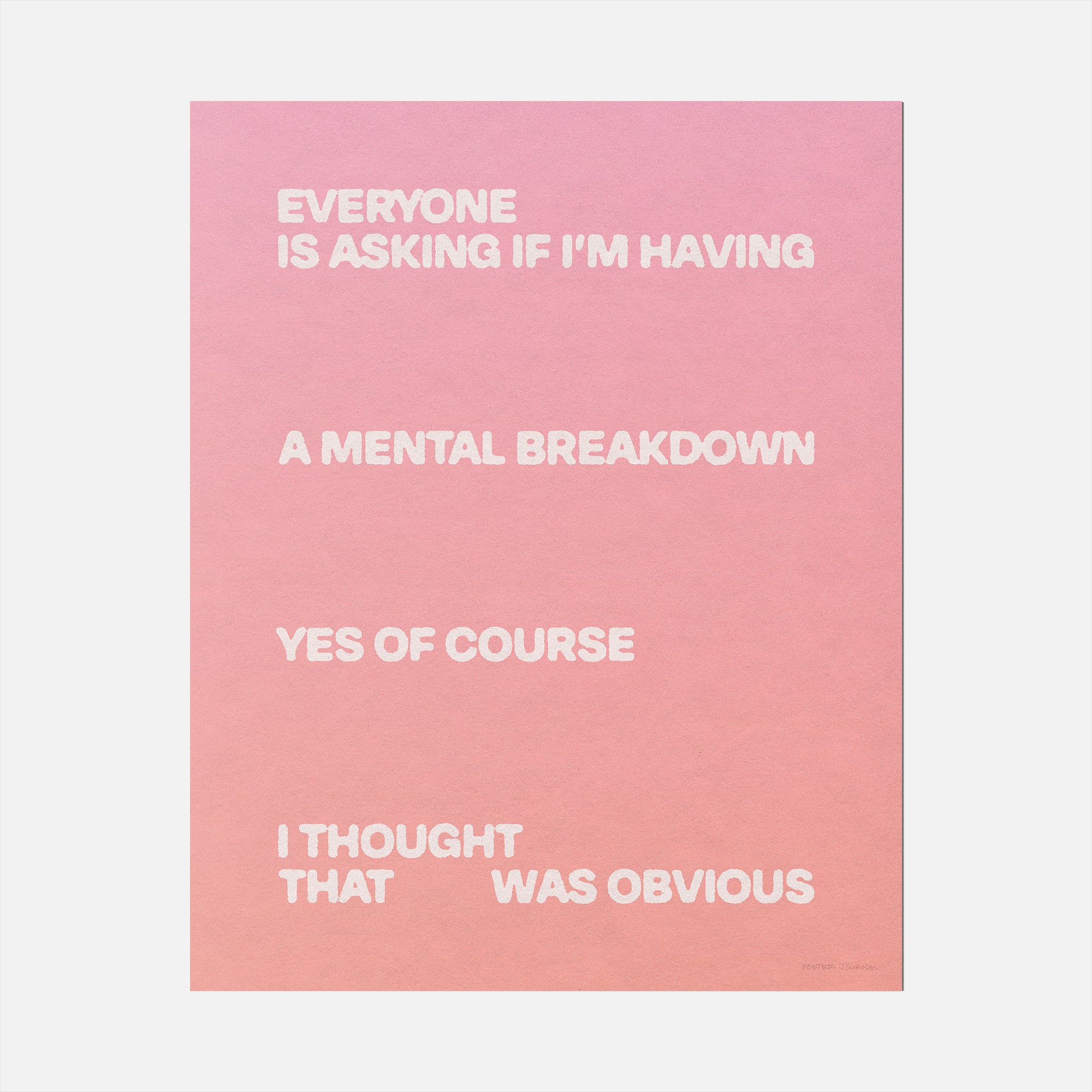 BREAKDOWN PRINT