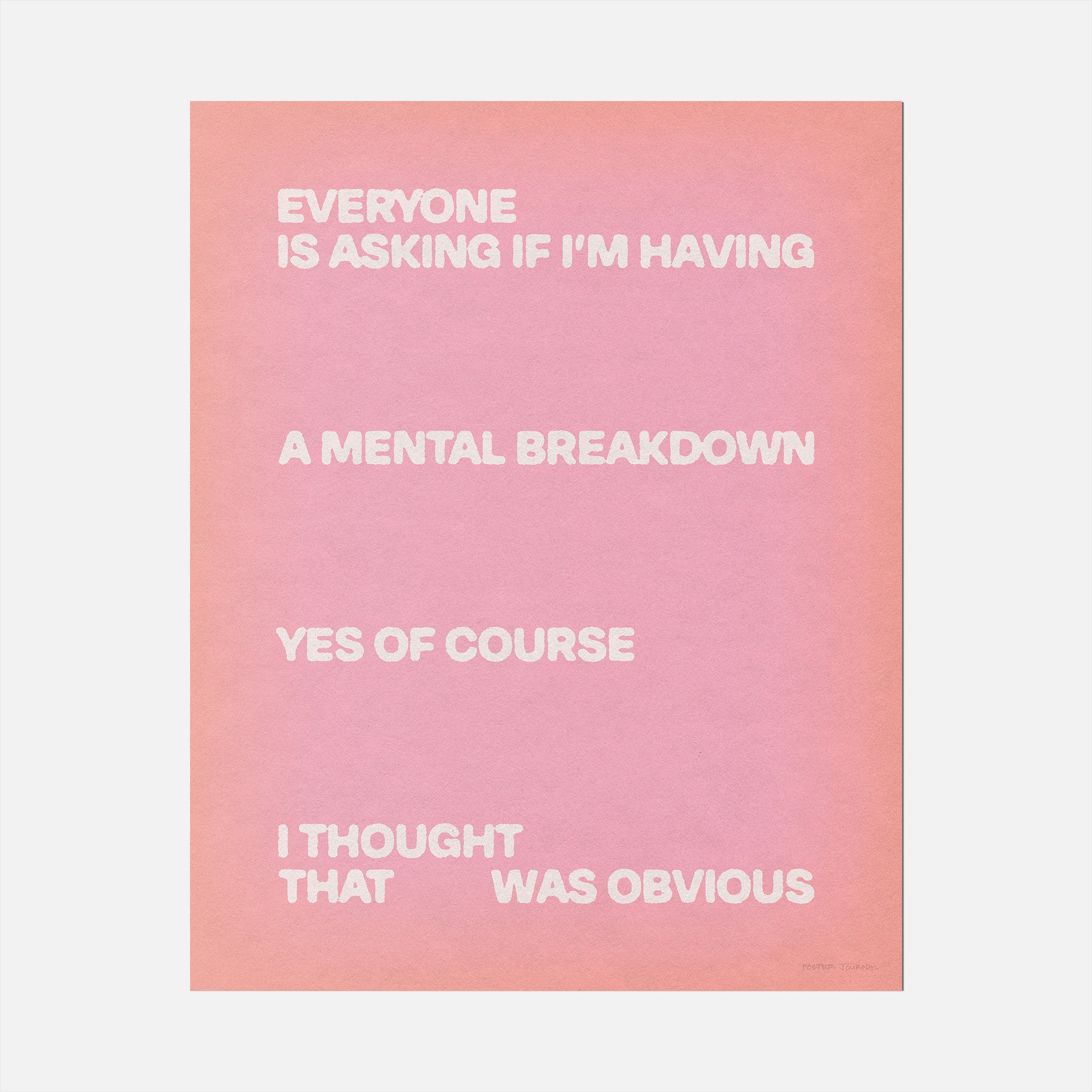 BREAKDOWN PRINT