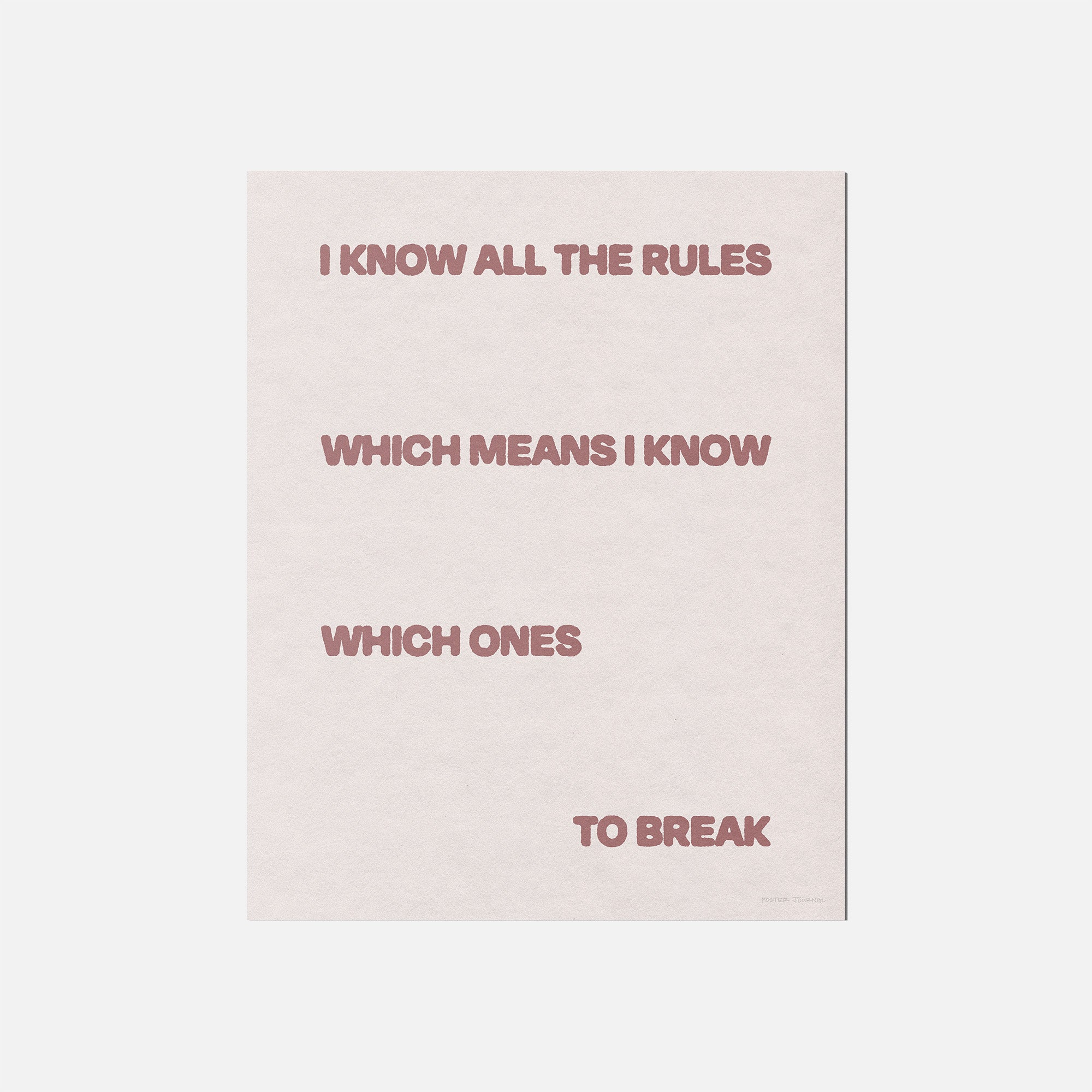 BREAK PRINT