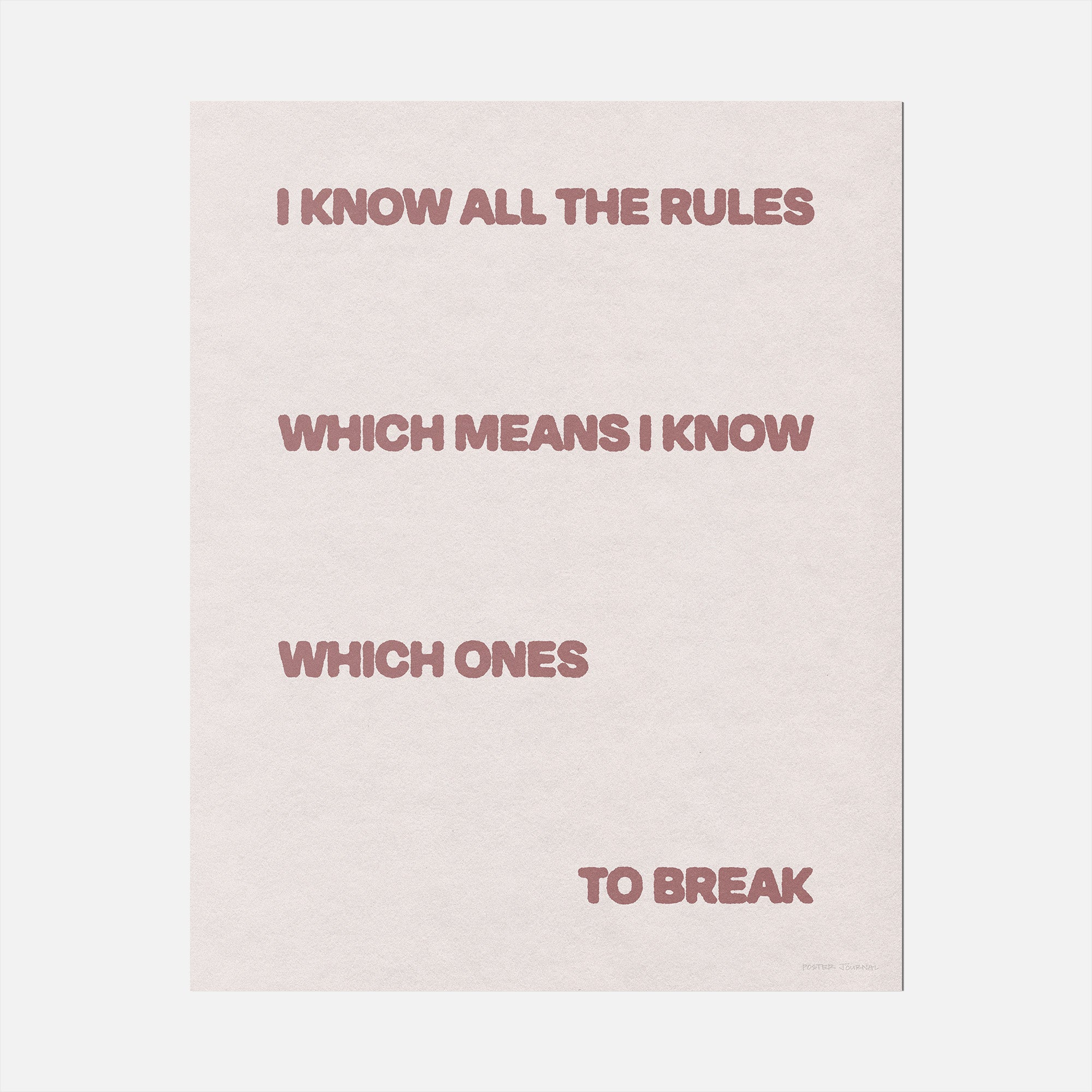 BREAK PRINT