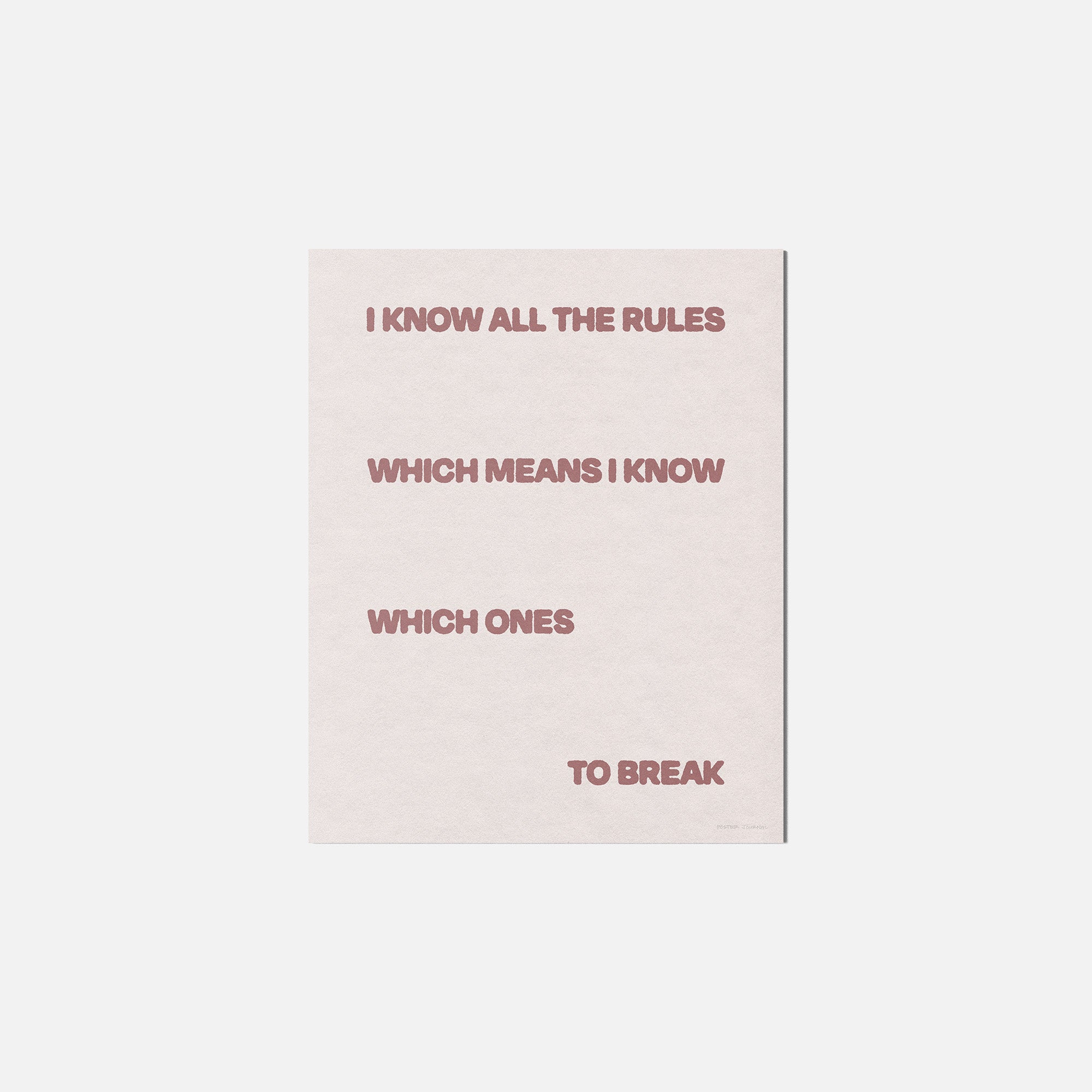 BREAK PRINT