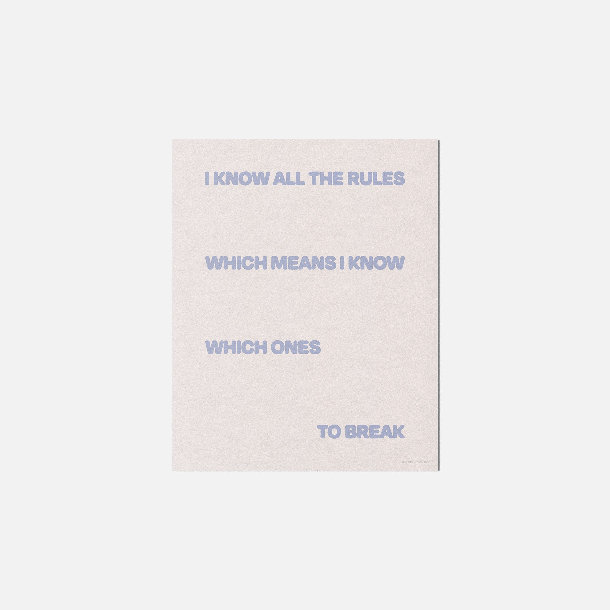 BREAK PRINT