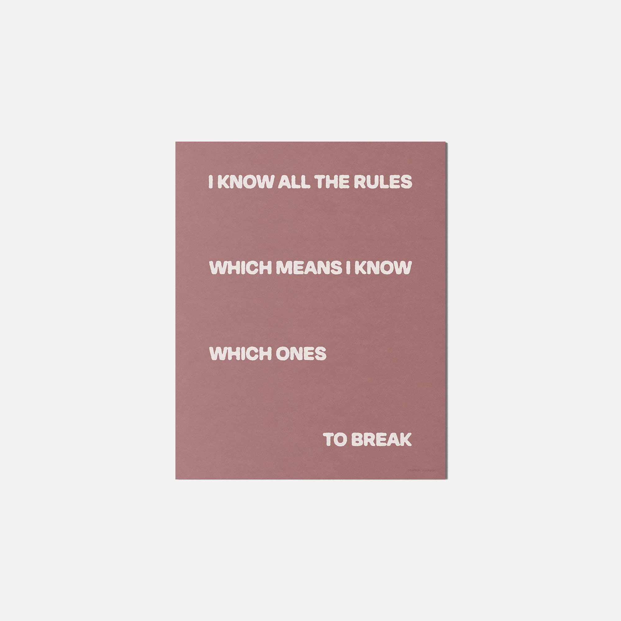 BREAK PRINT