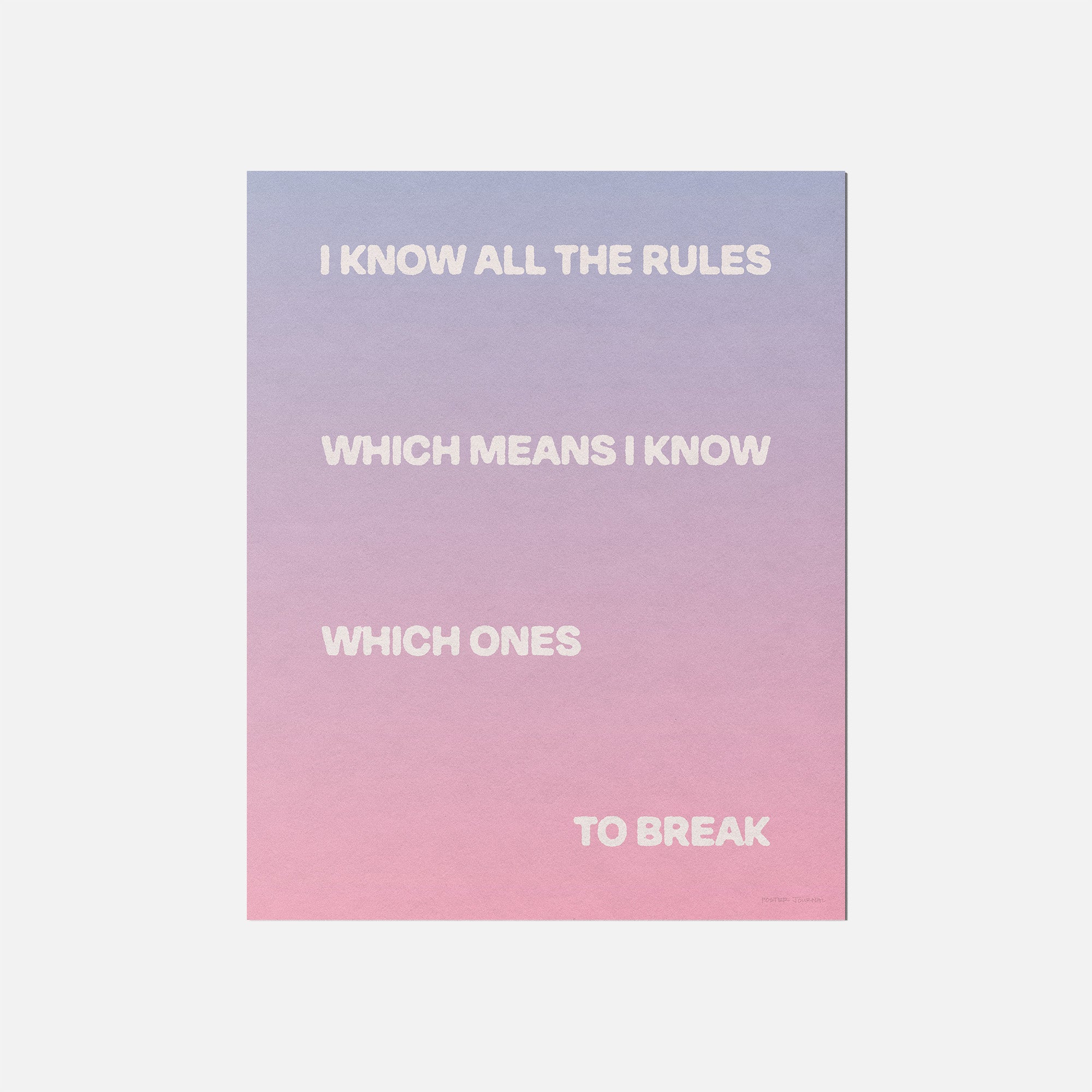BREAK PRINT