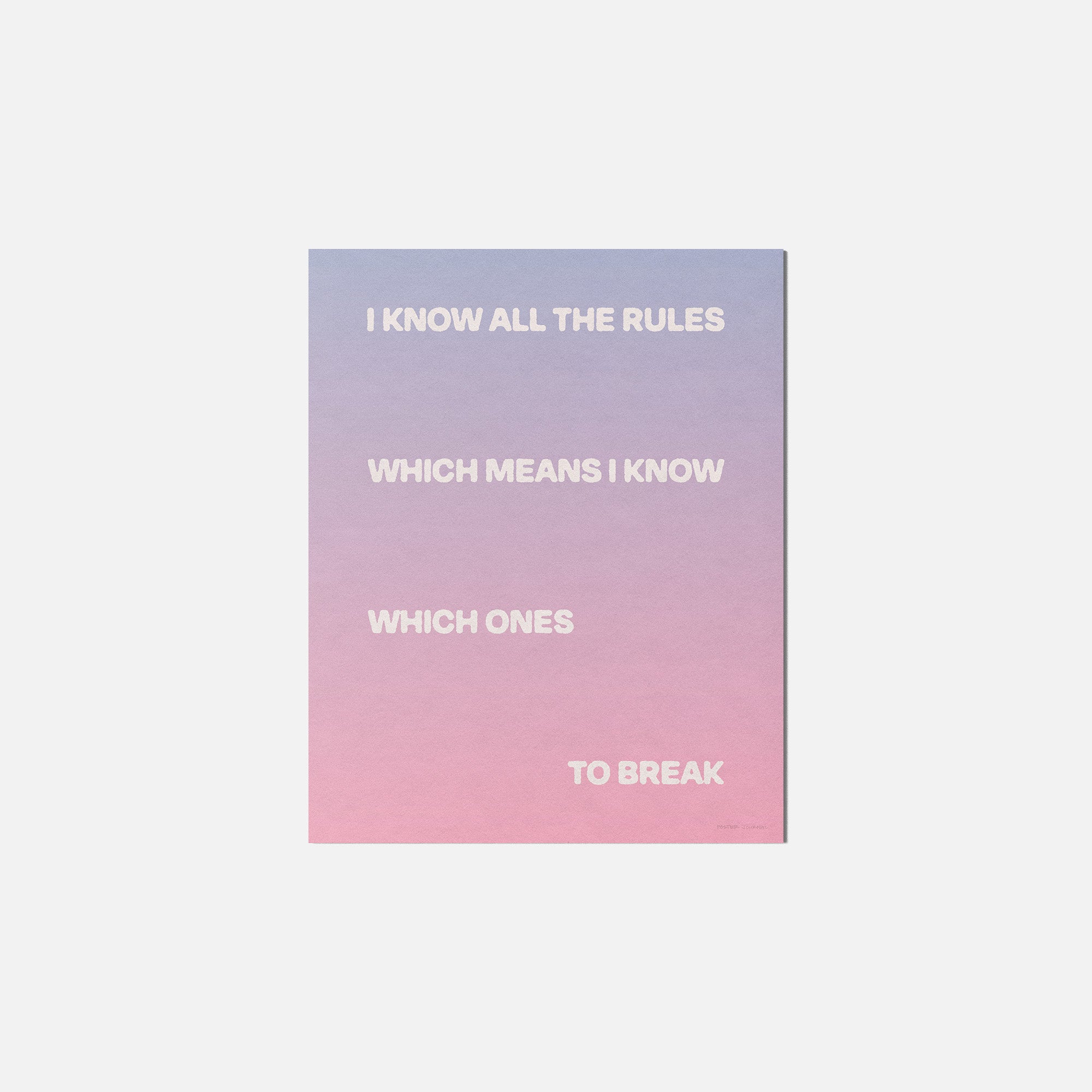 BREAK PRINT