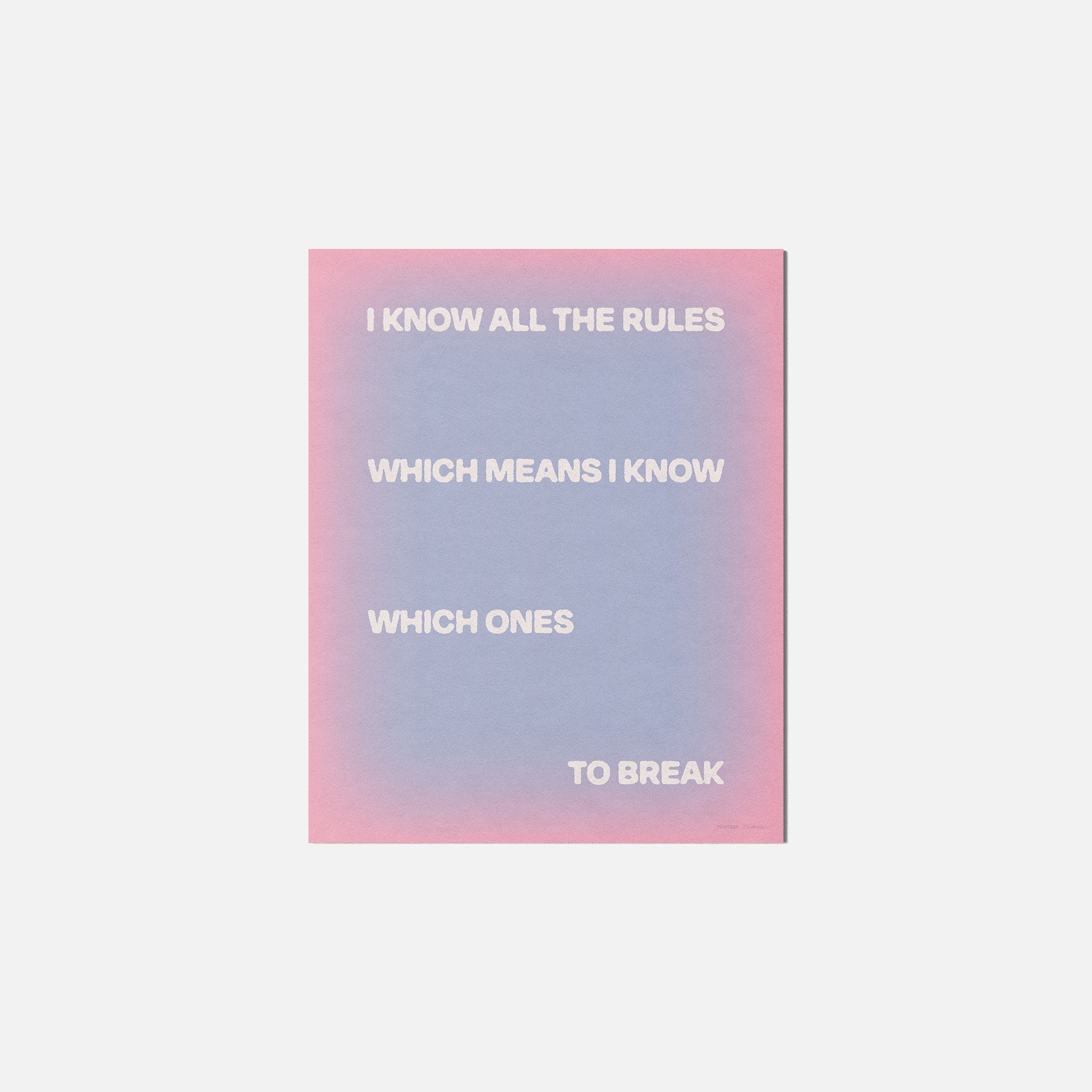 BREAK PRINT