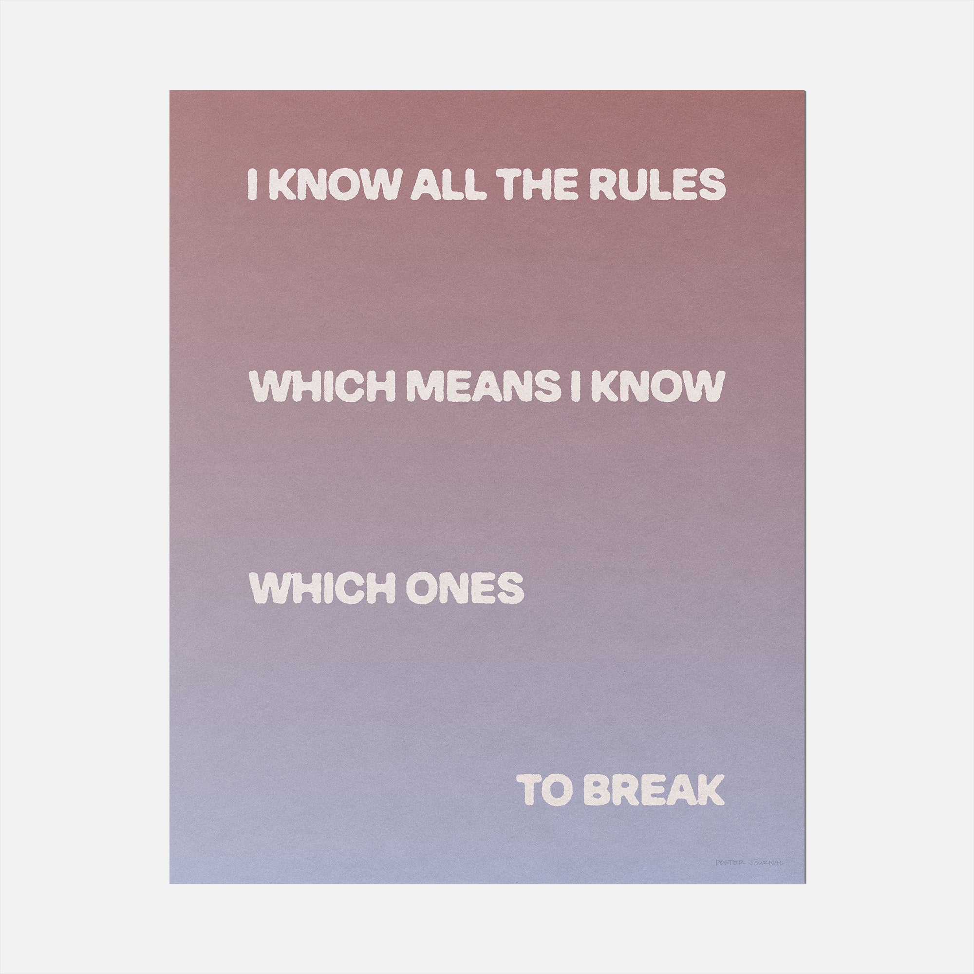 BREAK PRINT