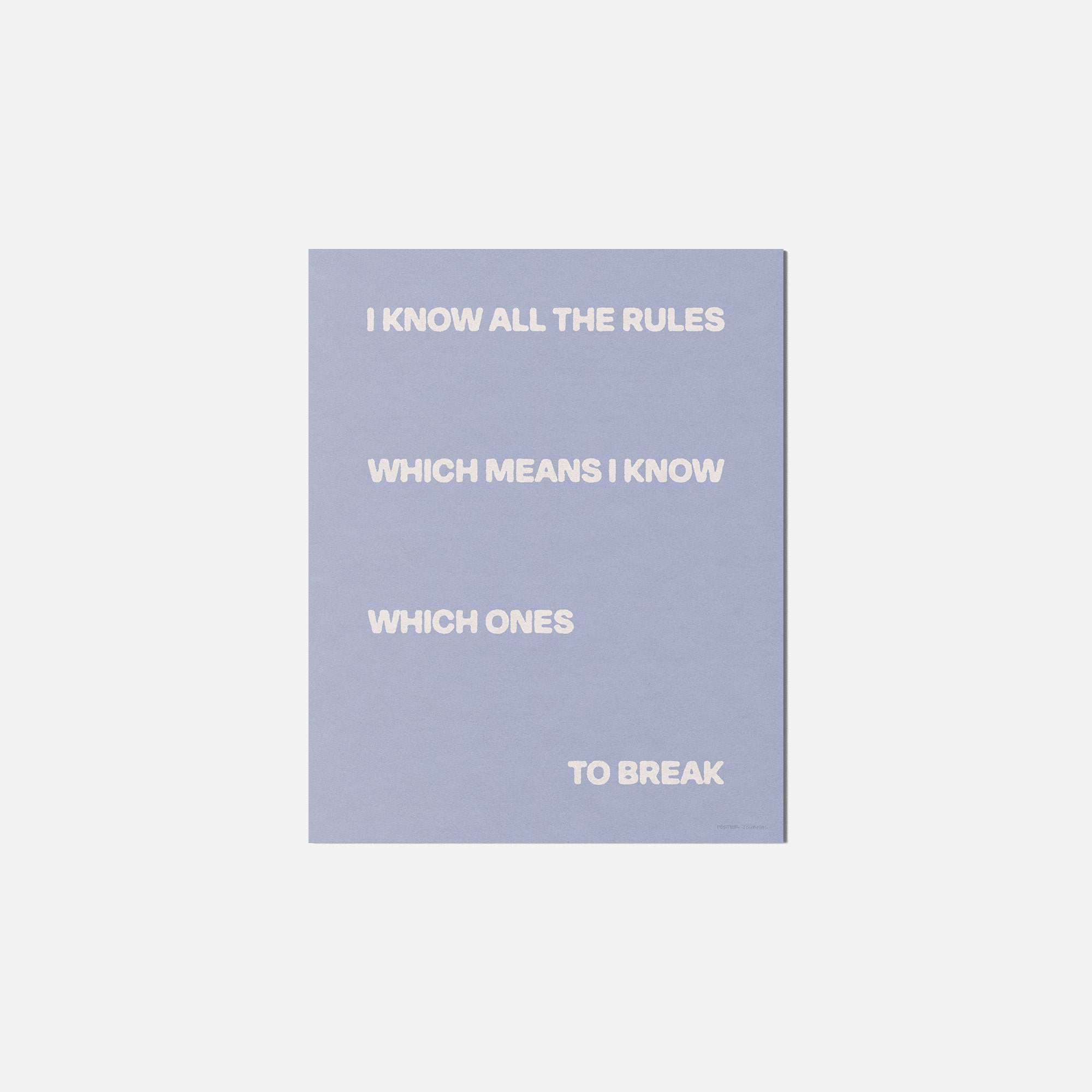BREAK PRINT