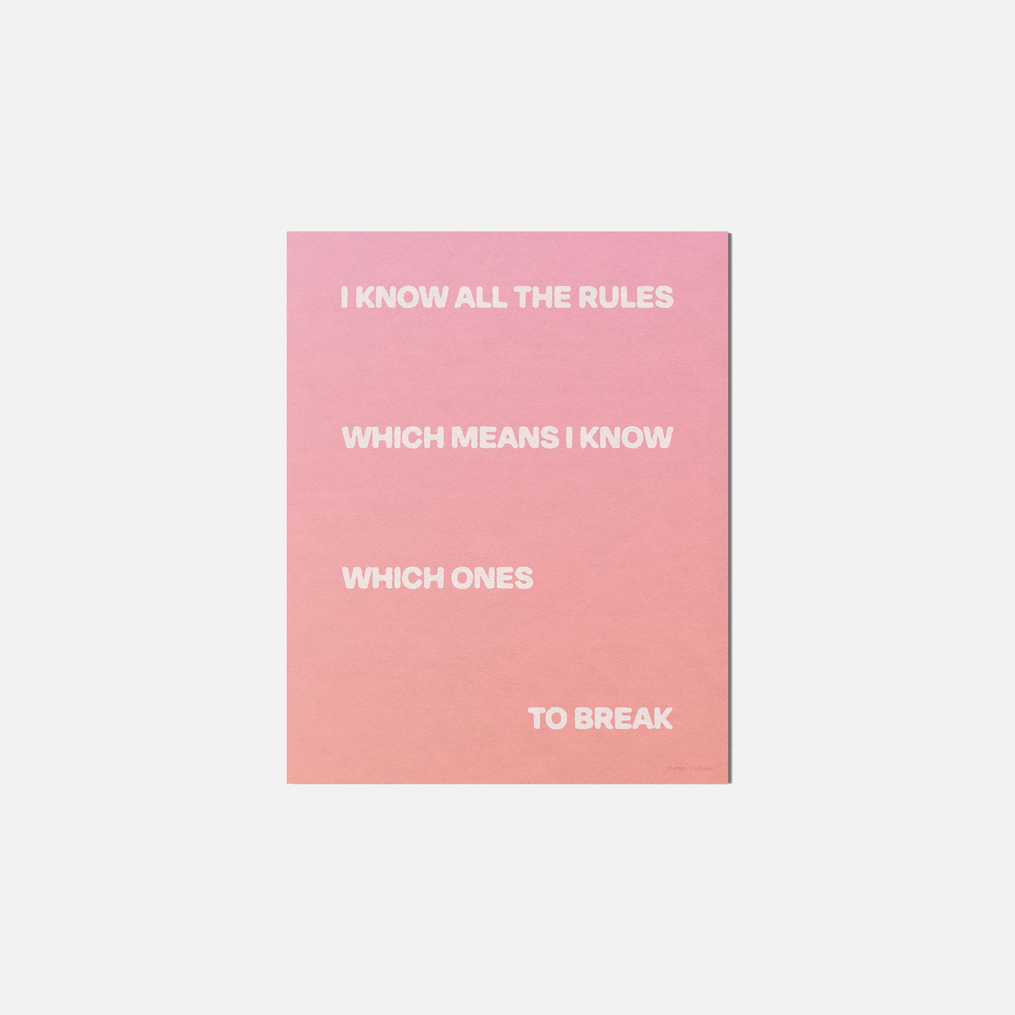 BREAK PRINT