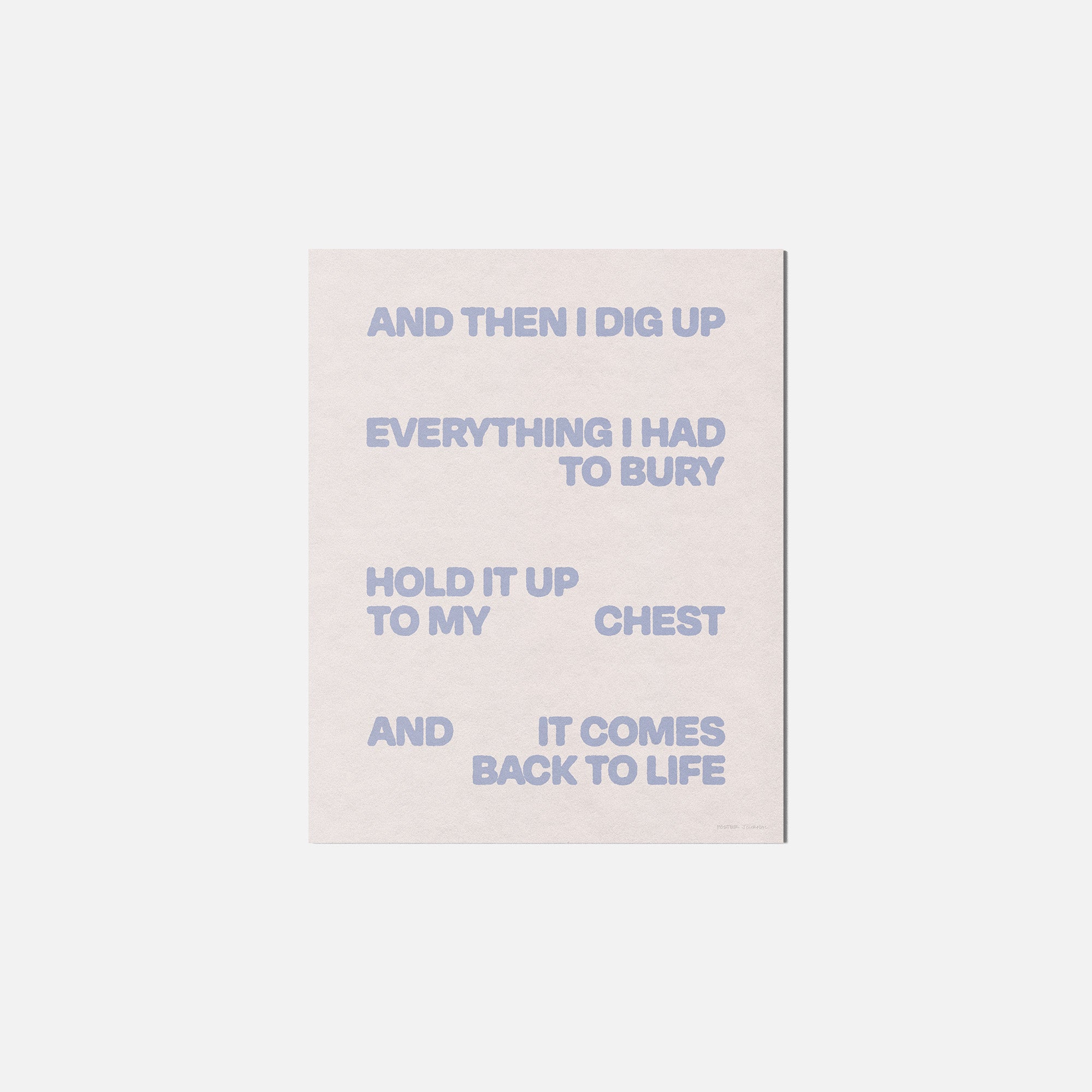 BURY PRINT