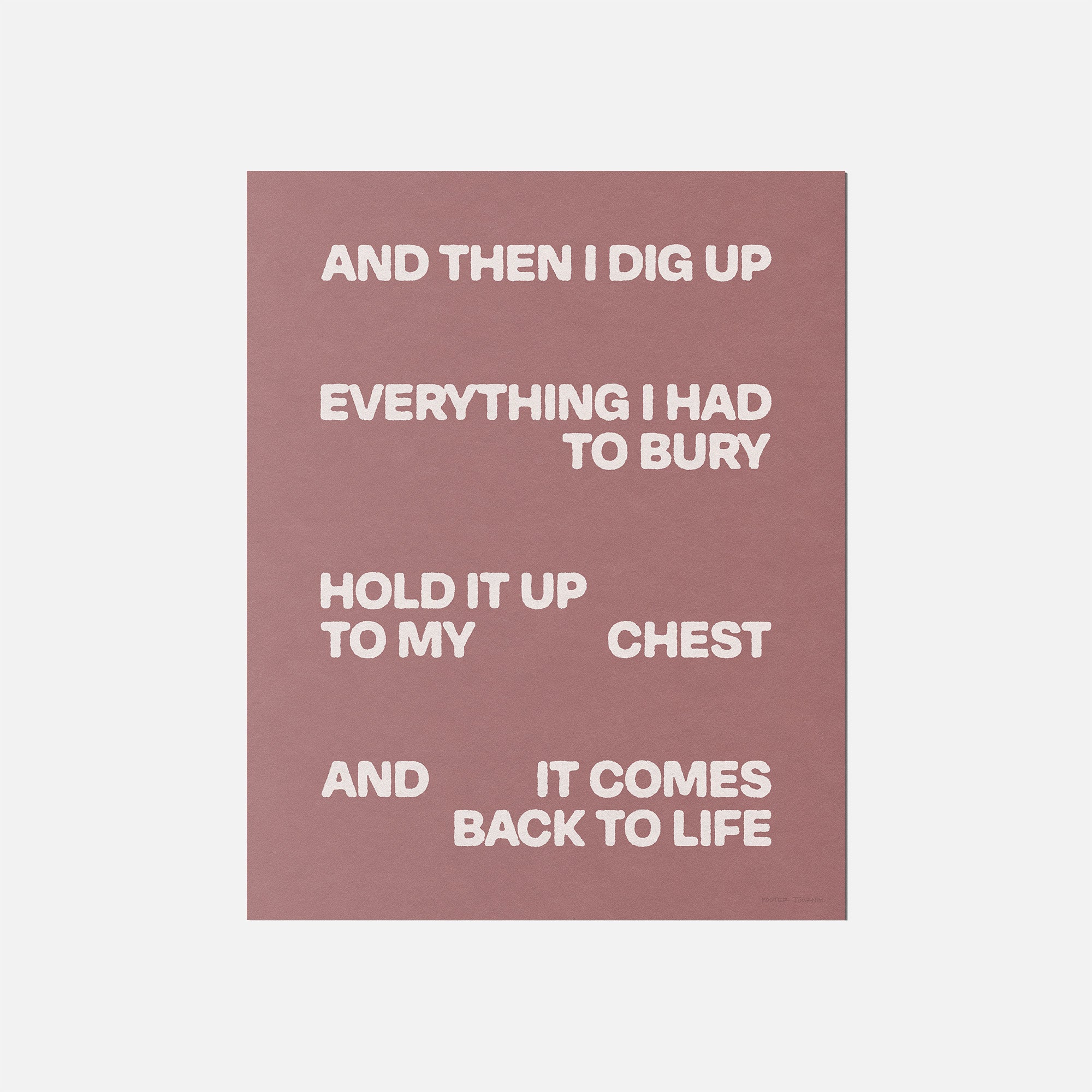 BURY PRINT