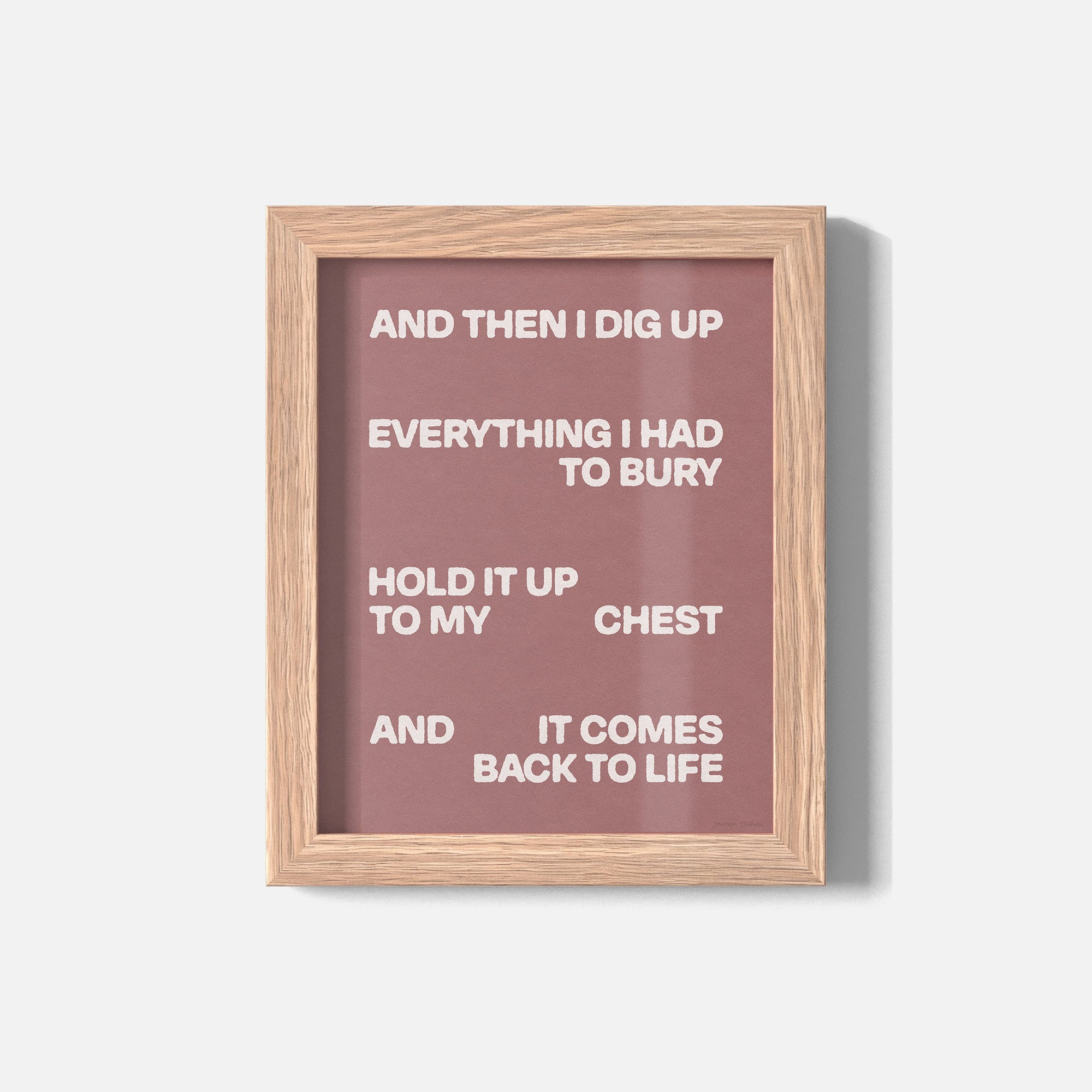 BURY PRINT
