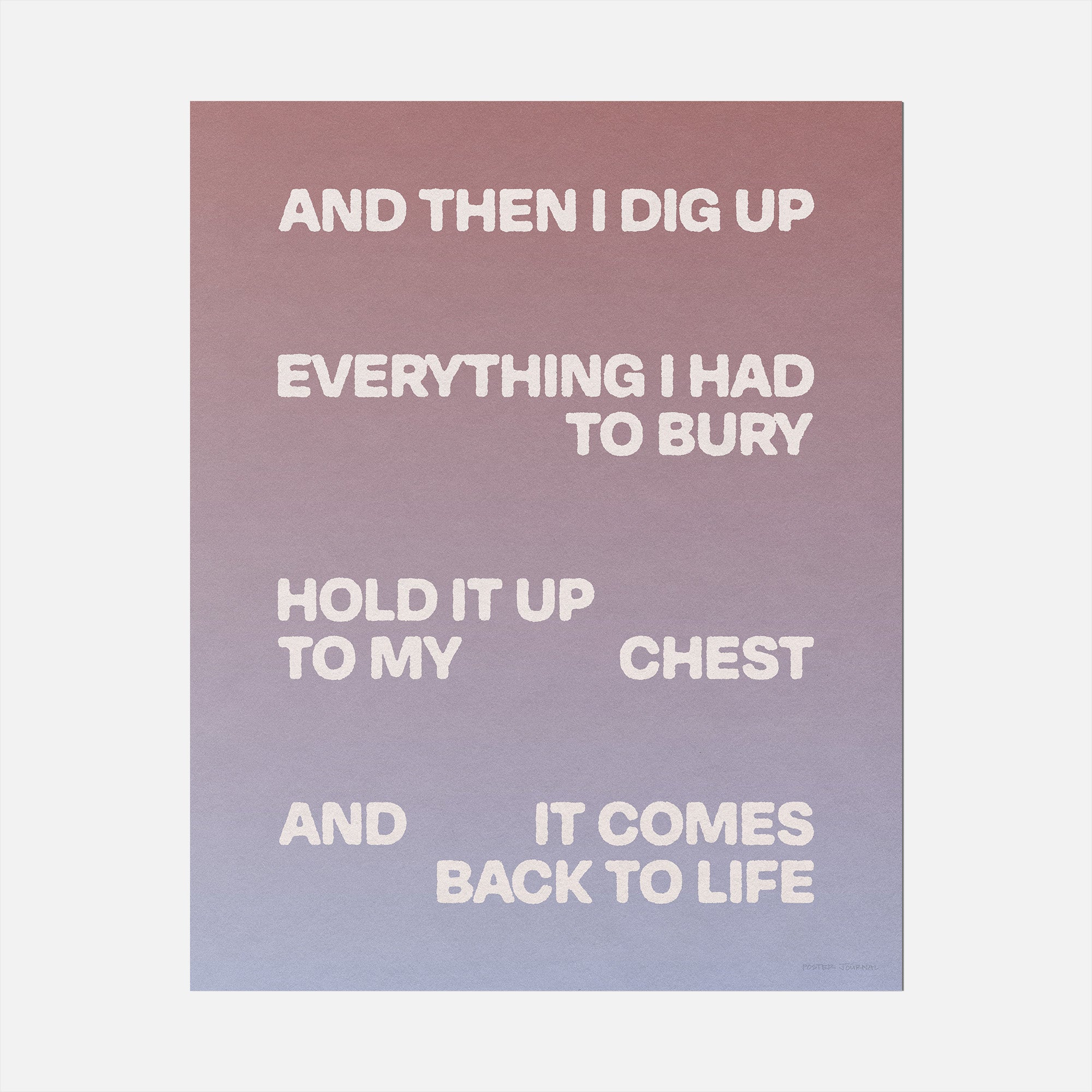 BURY PRINT