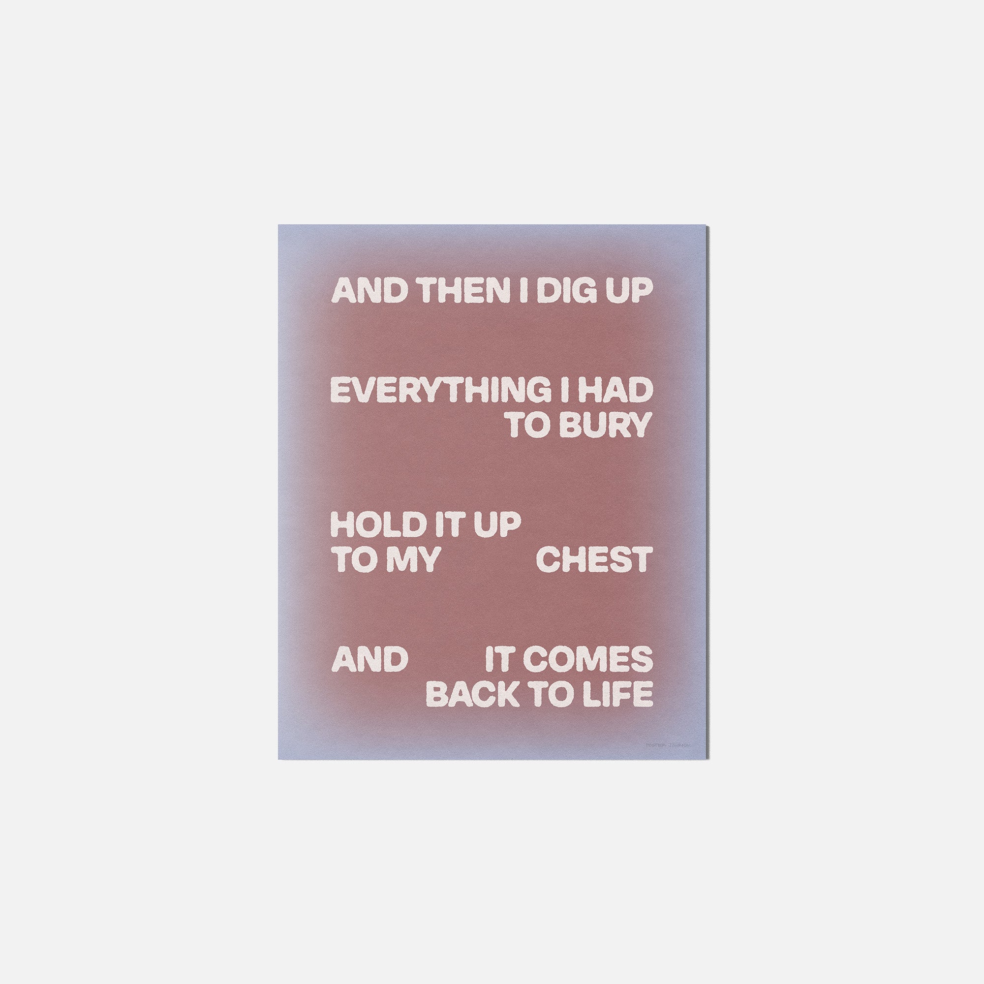 BURY PRINT