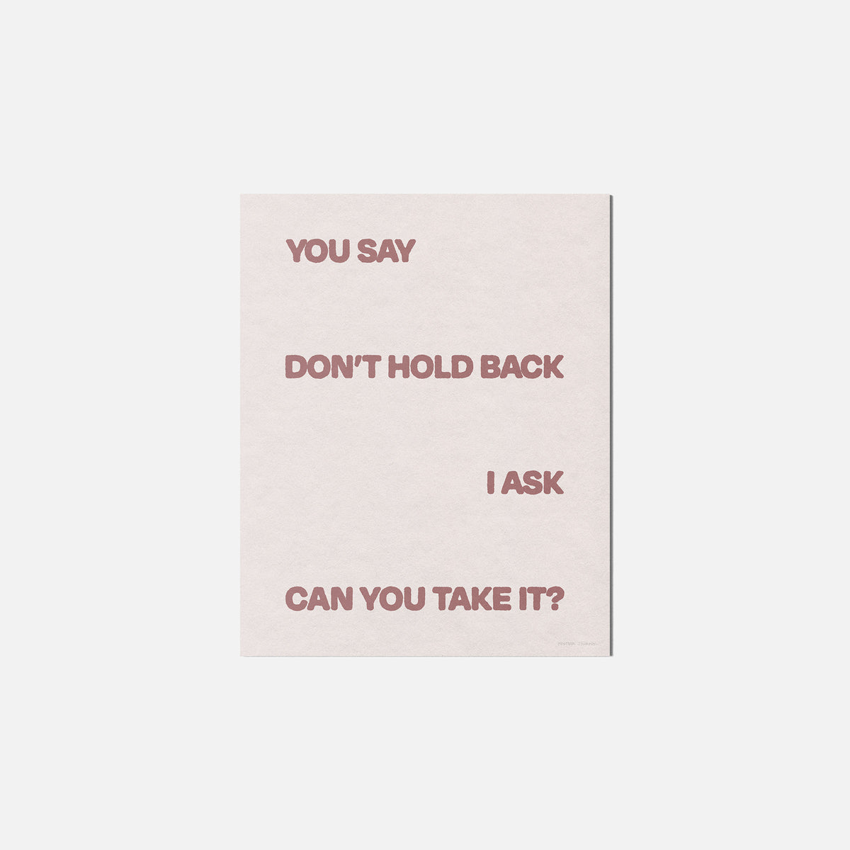 CAN PRINT