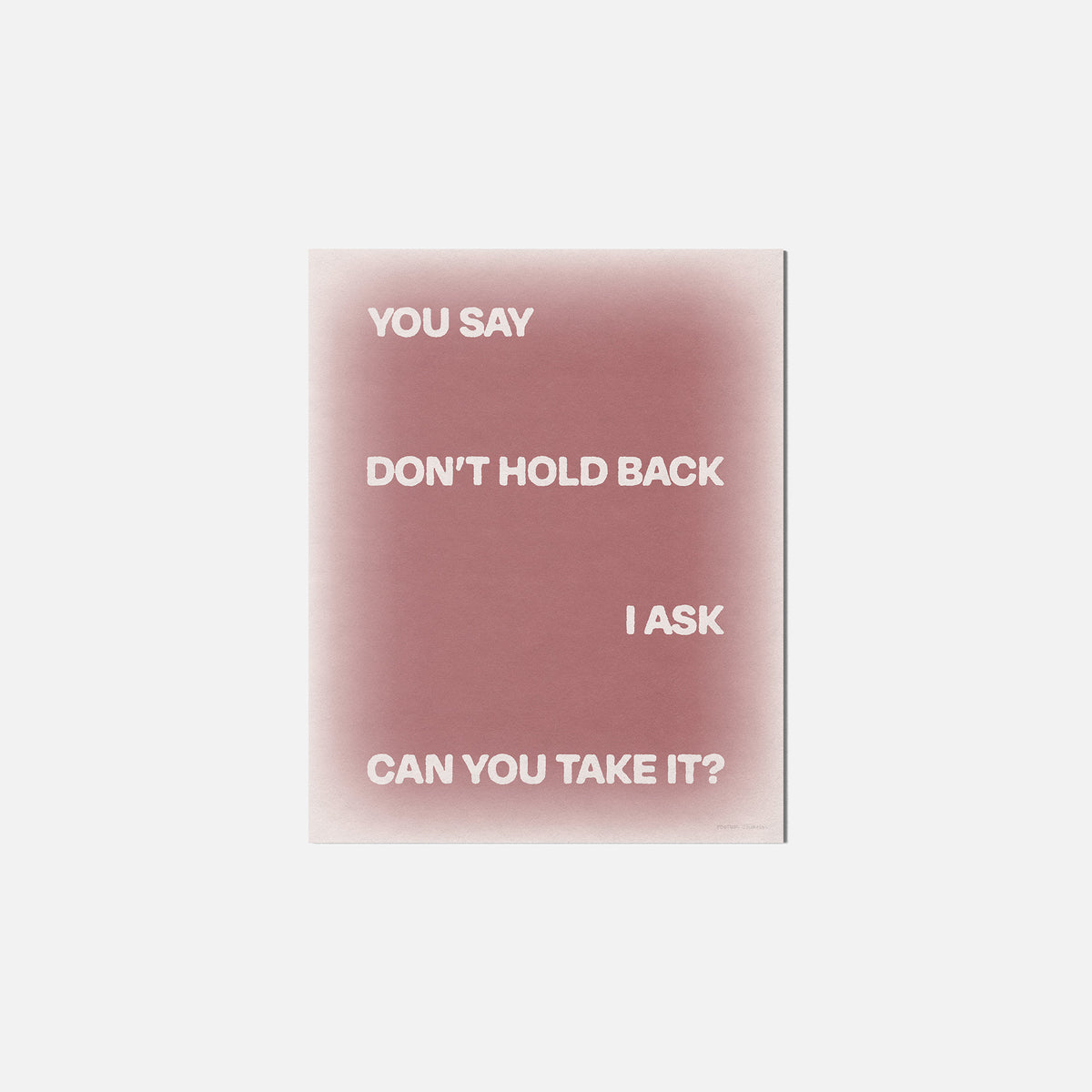 CAN PRINT