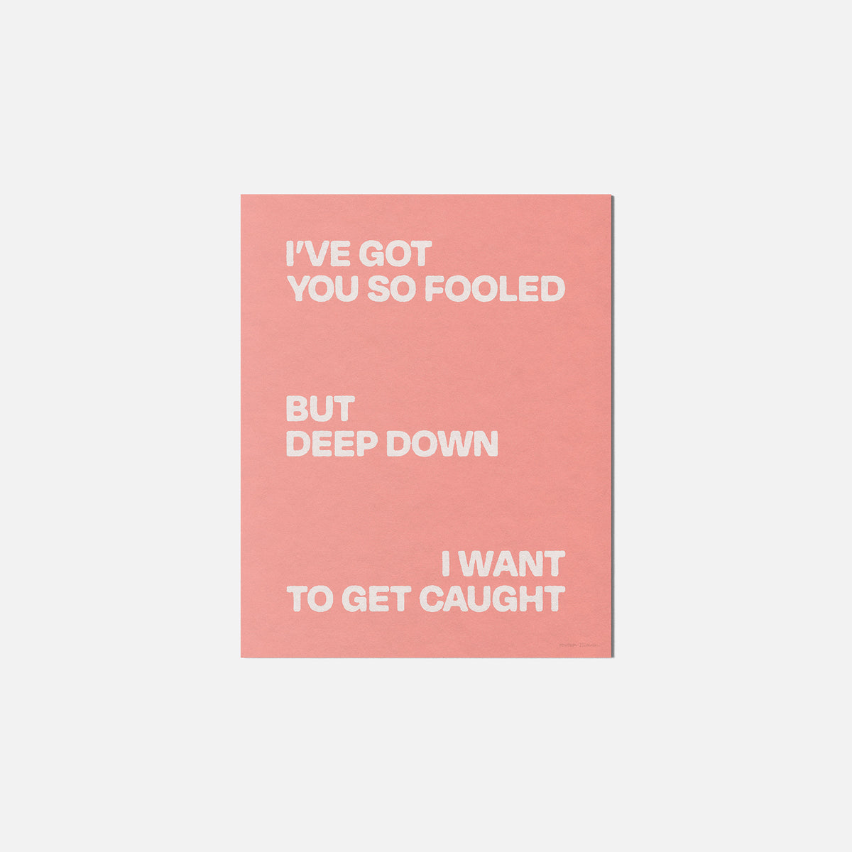CAUGHT PRINT
