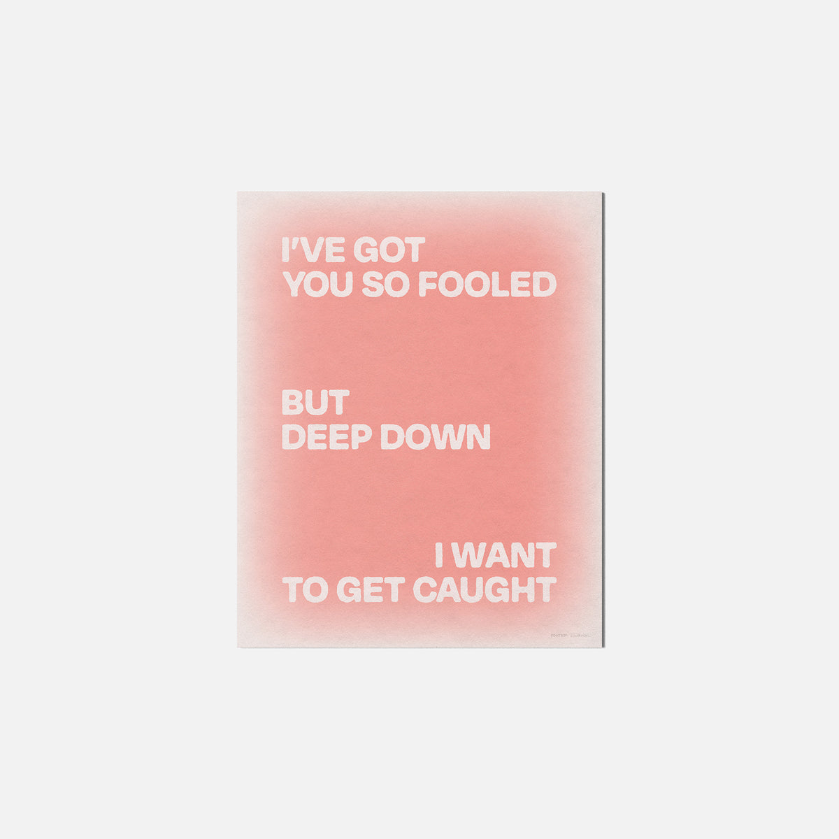 CAUGHT PRINT