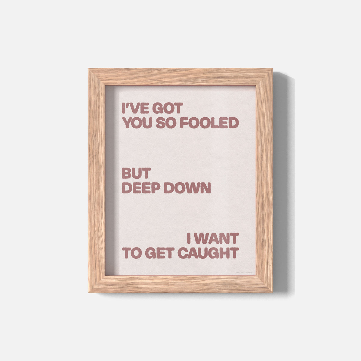 CAUGHT PRINT