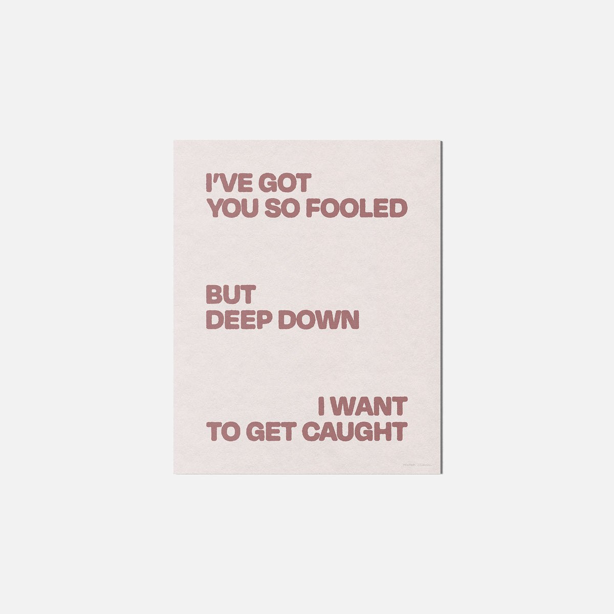 CAUGHT PRINT