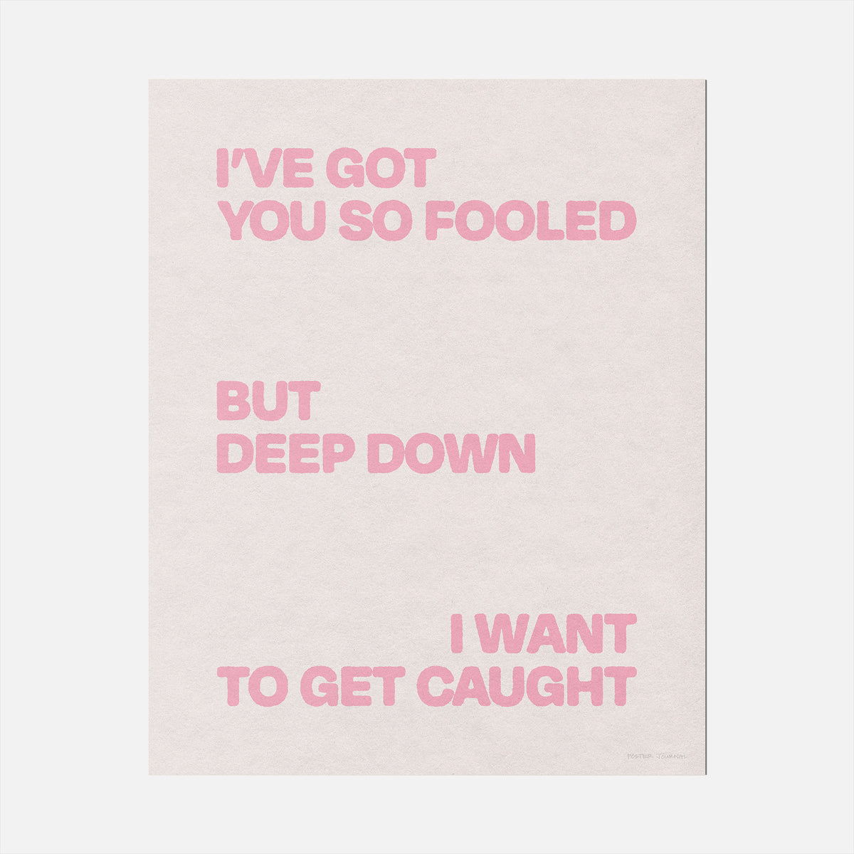 CAUGHT PRINT