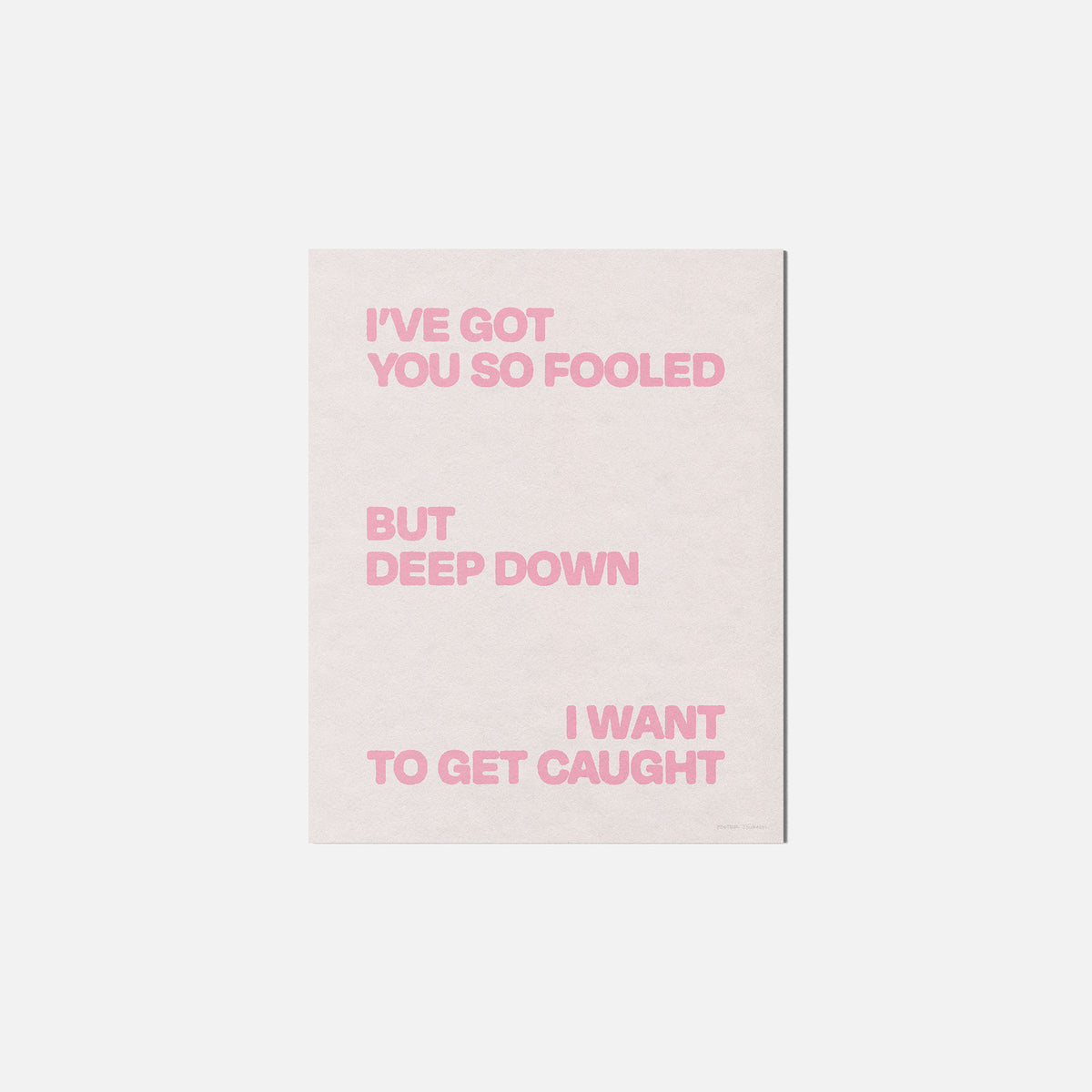 CAUGHT PRINT