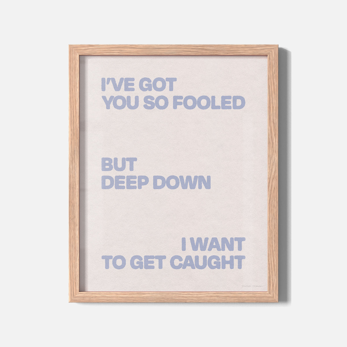 CAUGHT PRINT