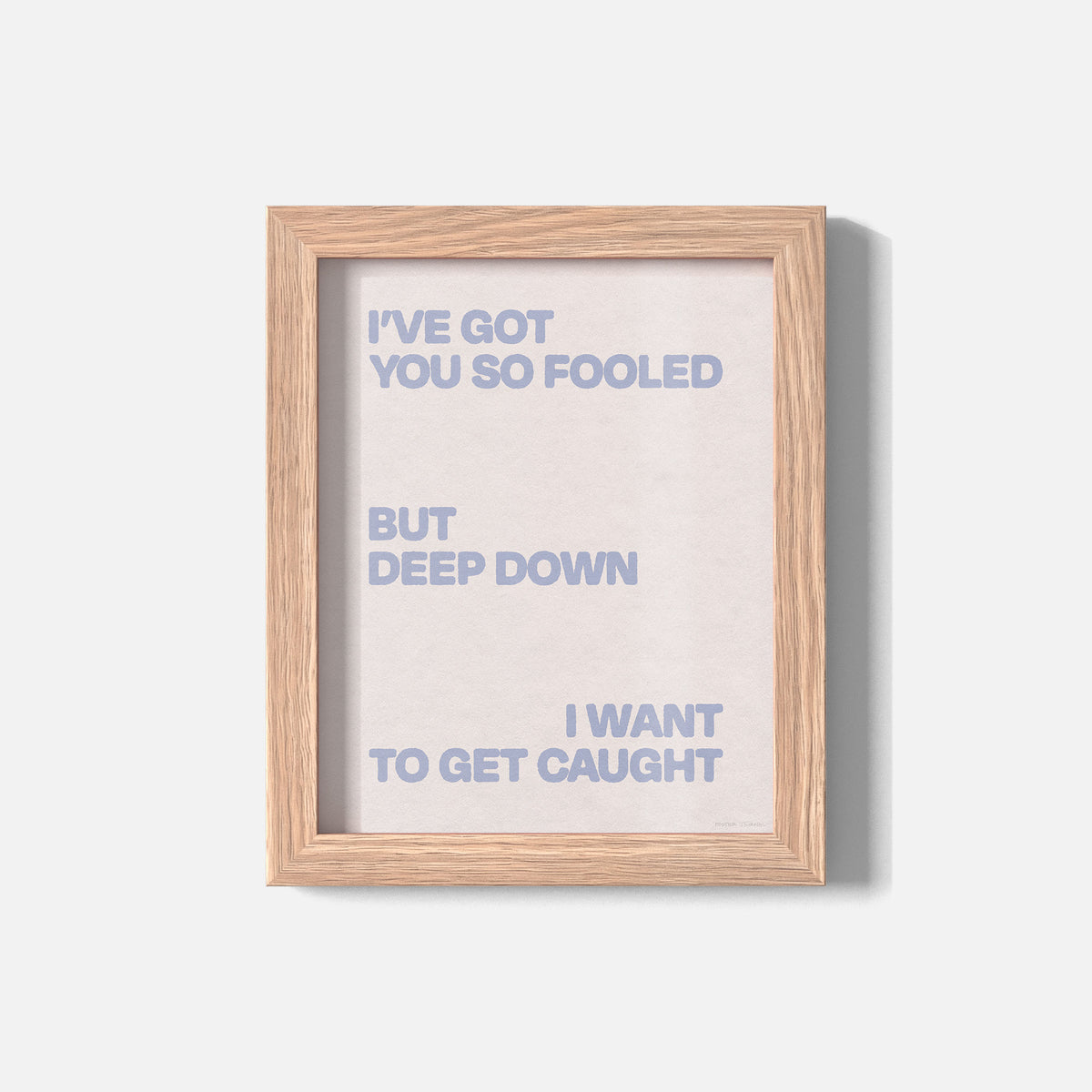 CAUGHT PRINT