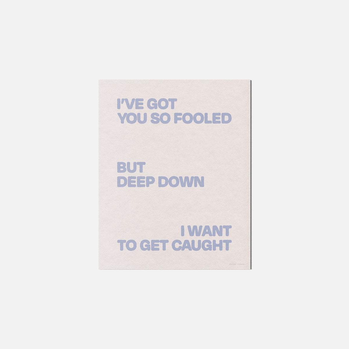 CAUGHT PRINT