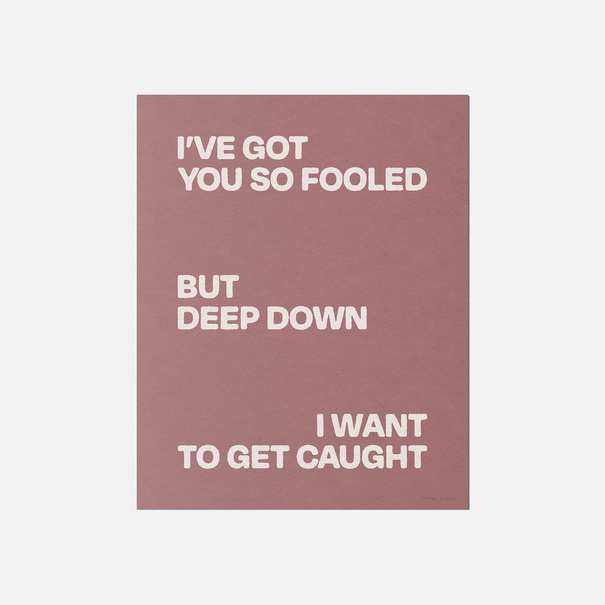 CAUGHT PRINT