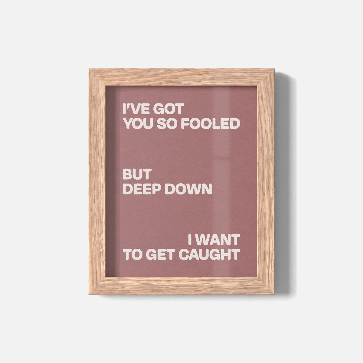 CAUGHT PRINT
