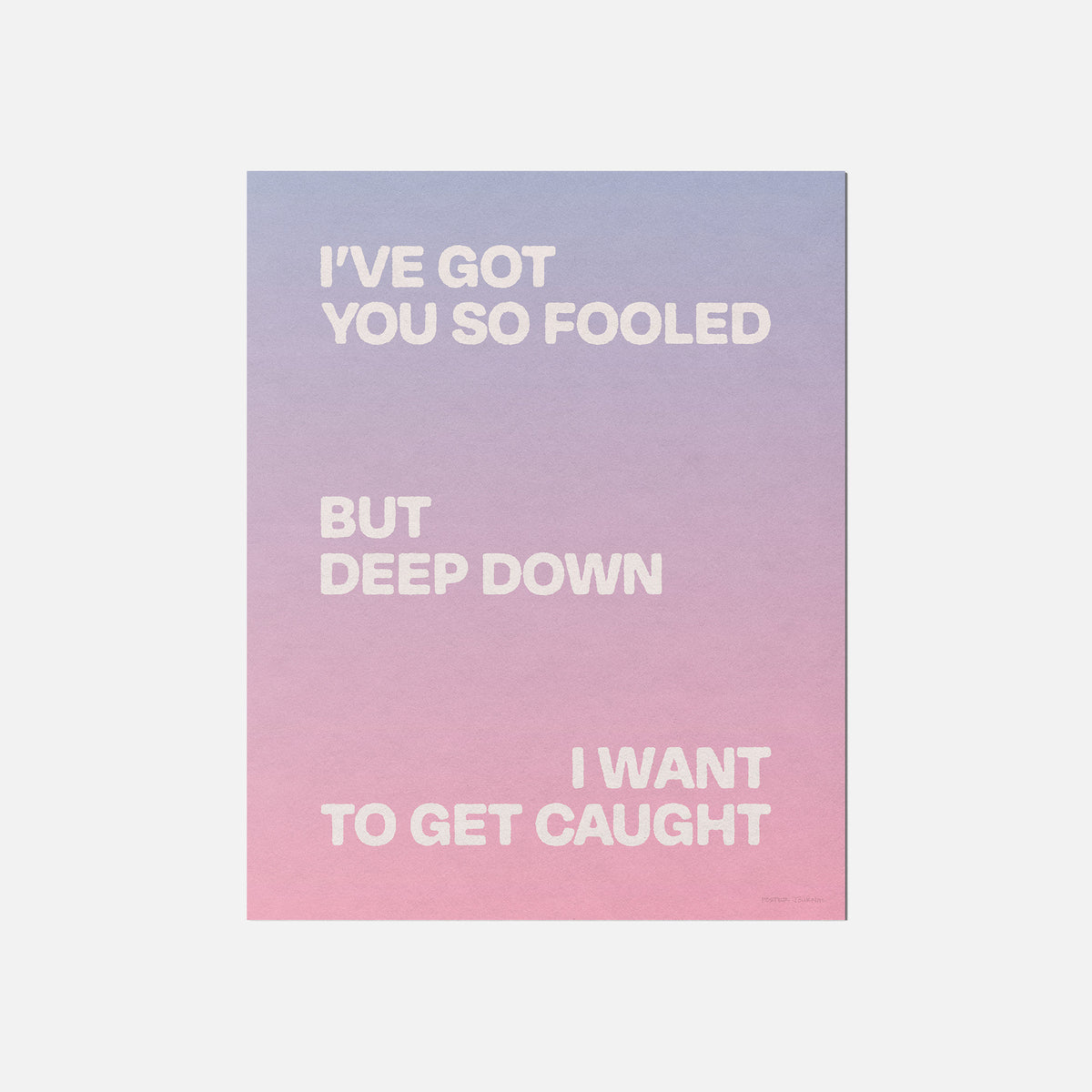 CAUGHT PRINT
