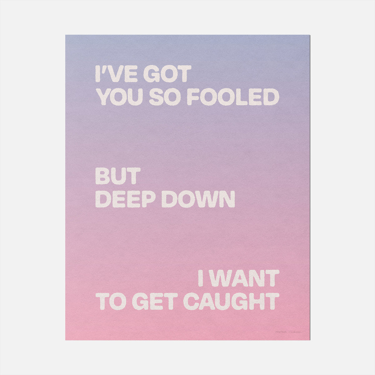 CAUGHT PRINT