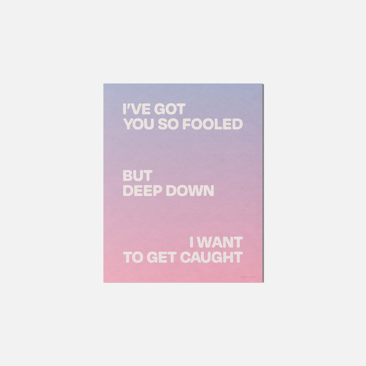 CAUGHT PRINT