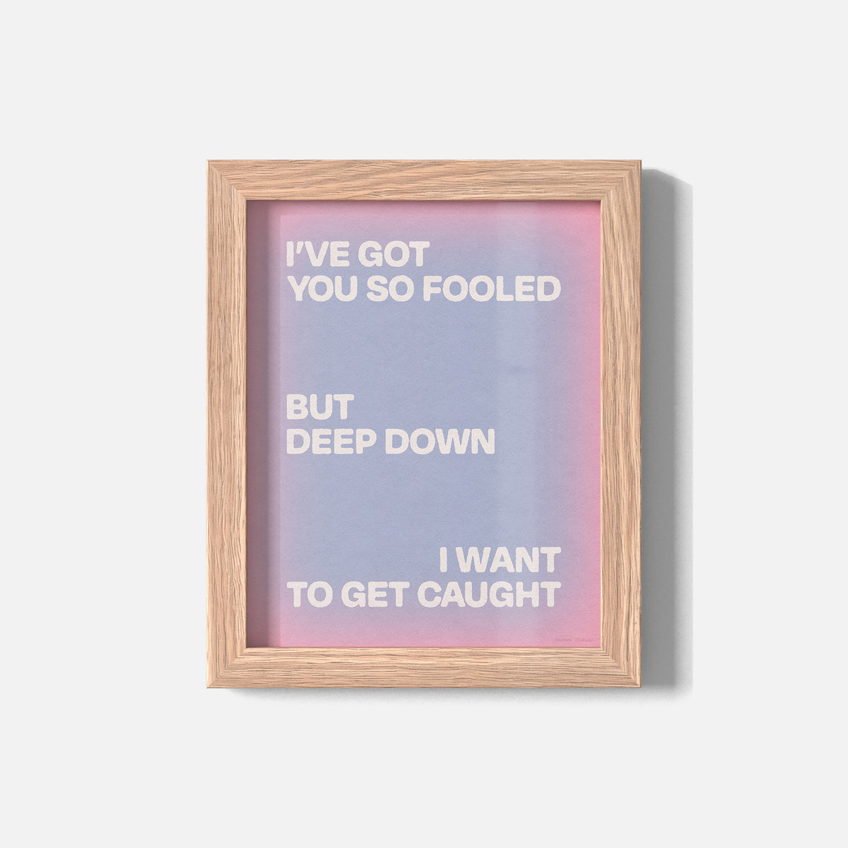 CAUGHT PRINT