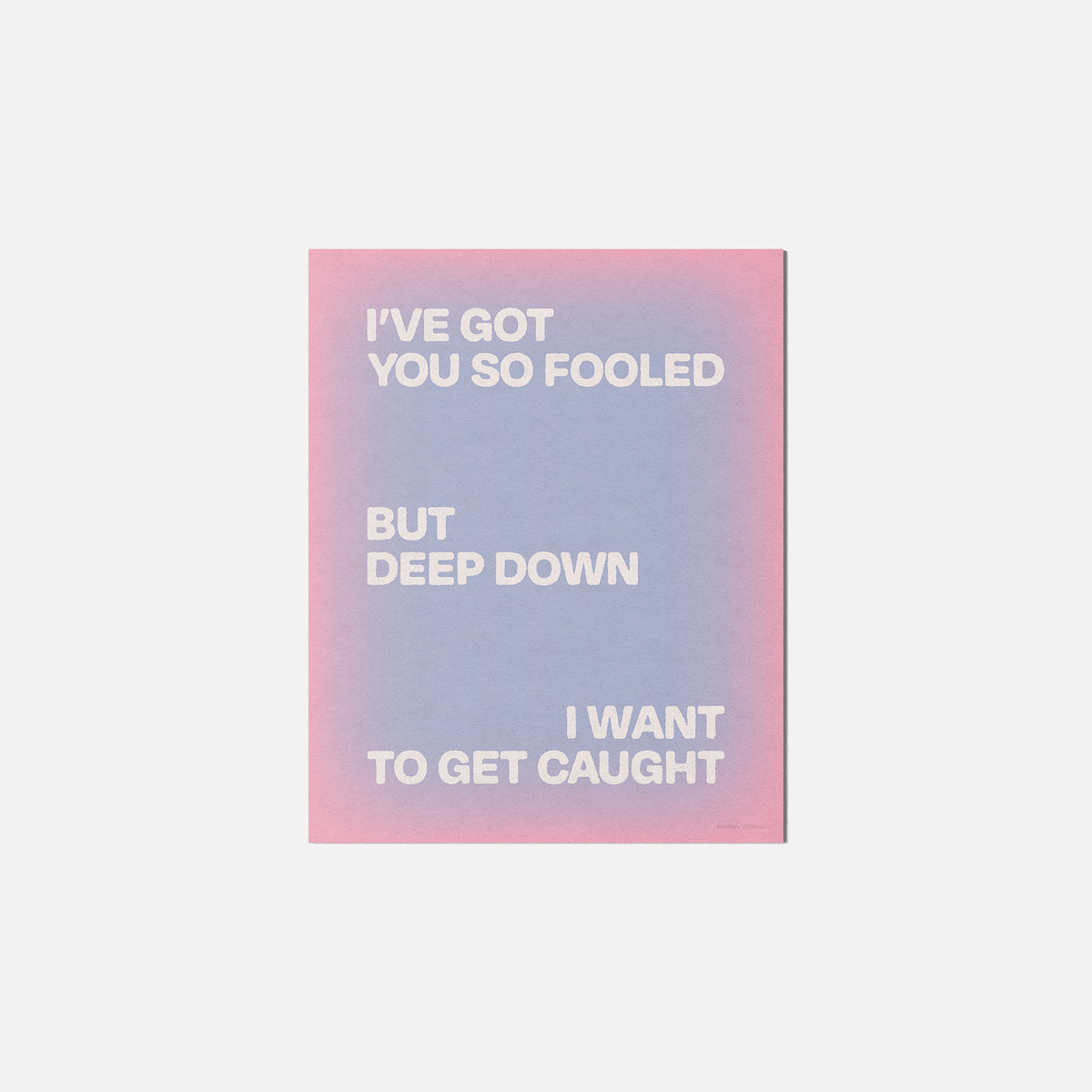 CAUGHT PRINT