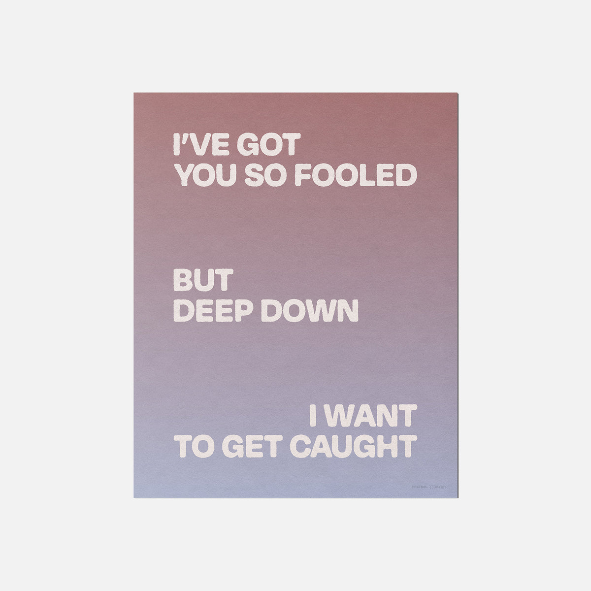 CAUGHT PRINT