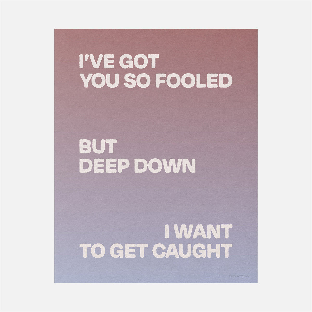 CAUGHT PRINT