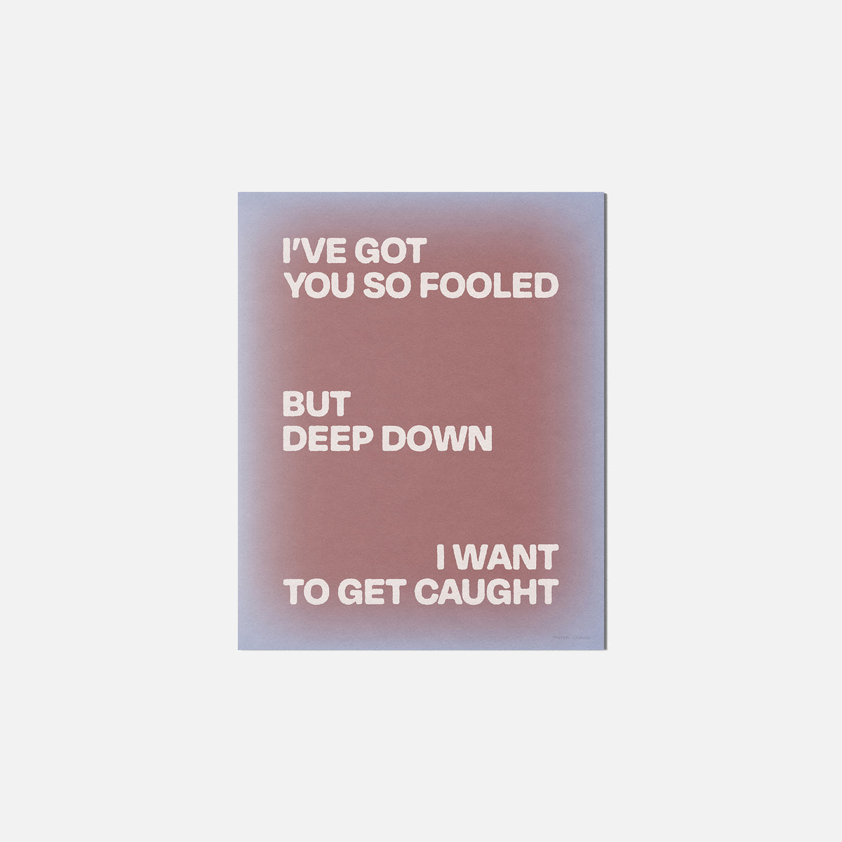 CAUGHT PRINT
