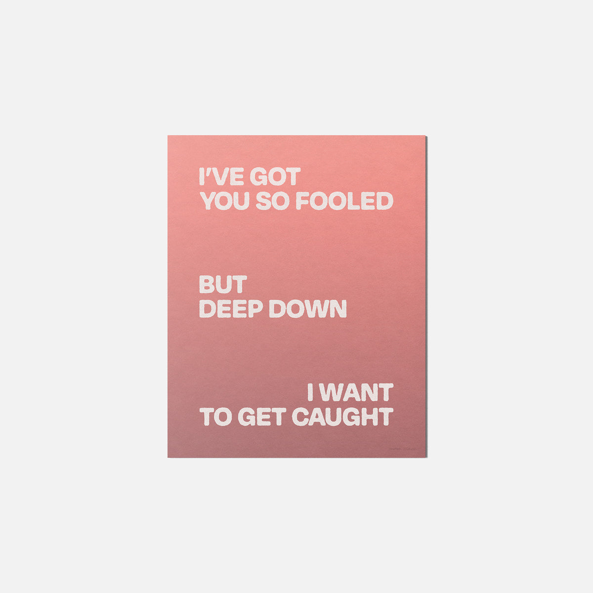 CAUGHT PRINT