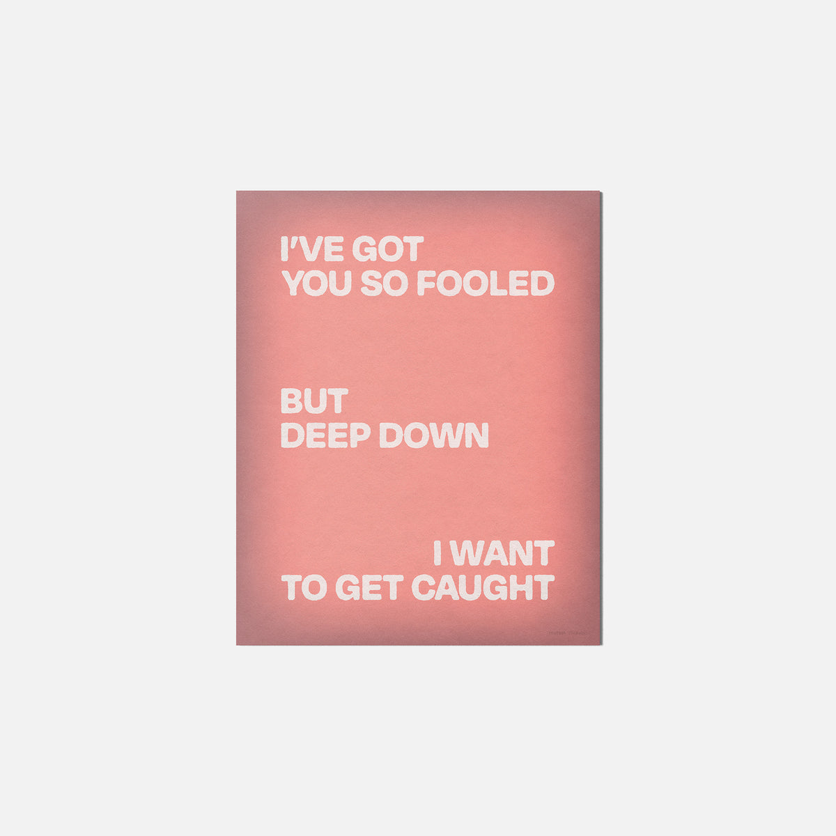 CAUGHT PRINT