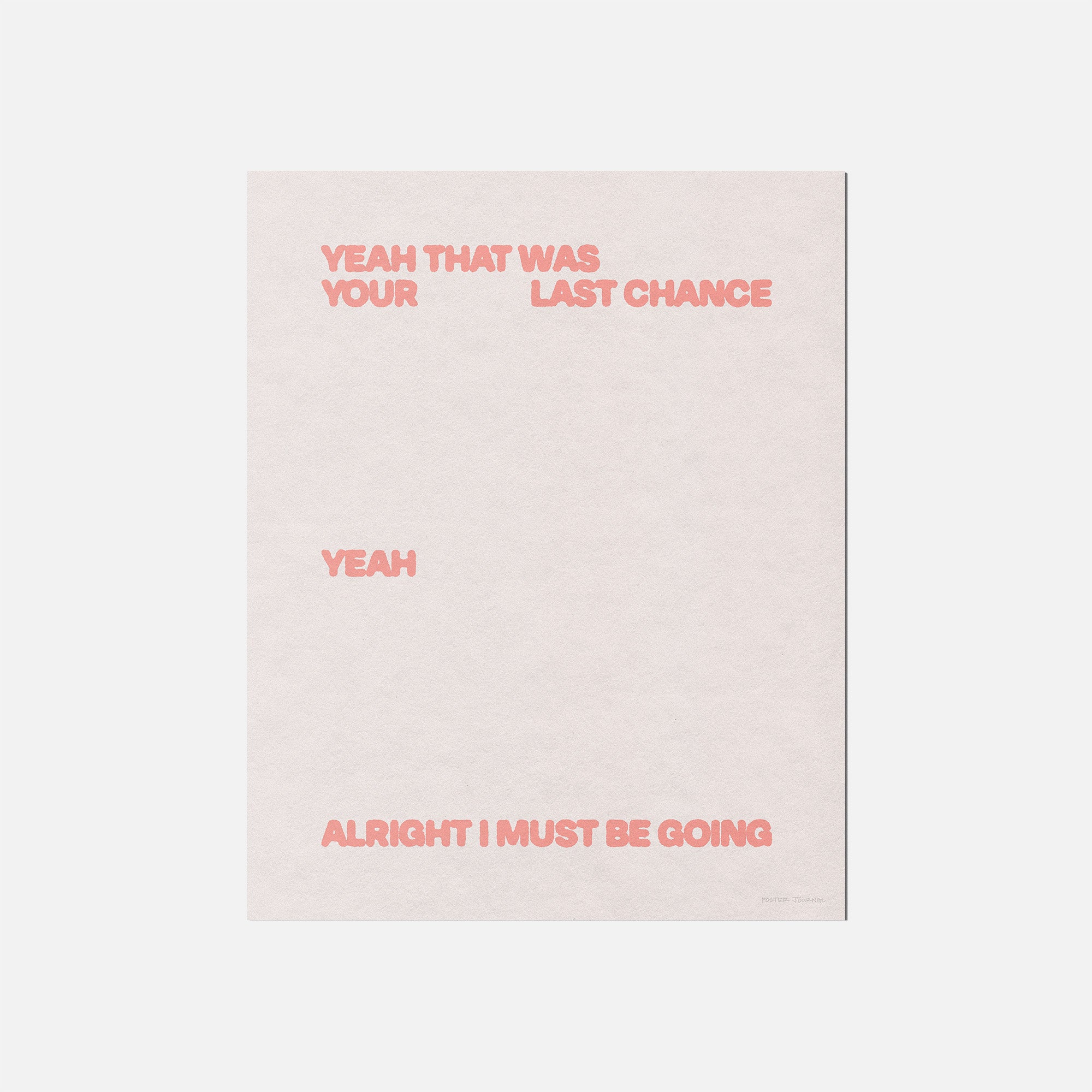 CHANCE PRINT
