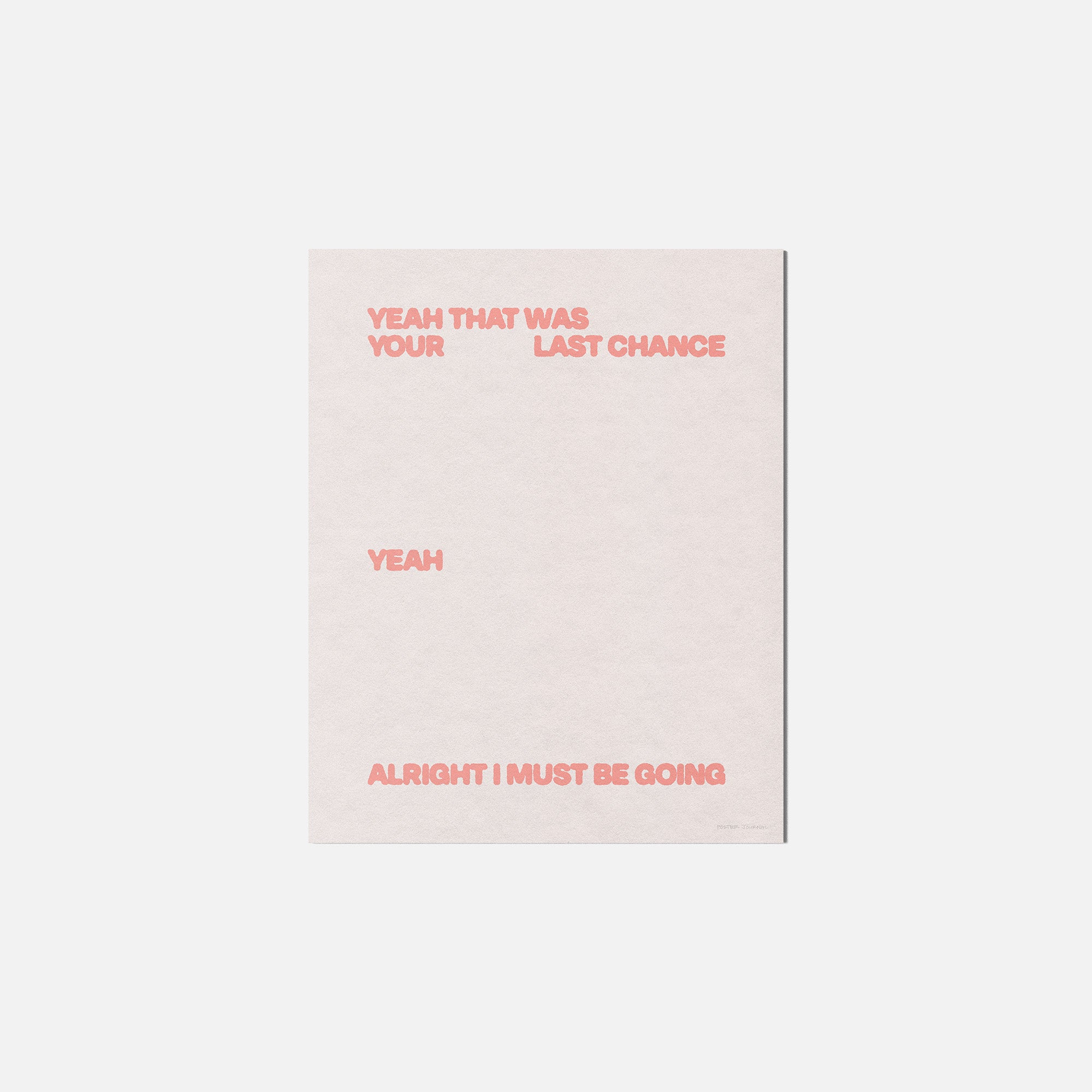 CHANCE PRINT