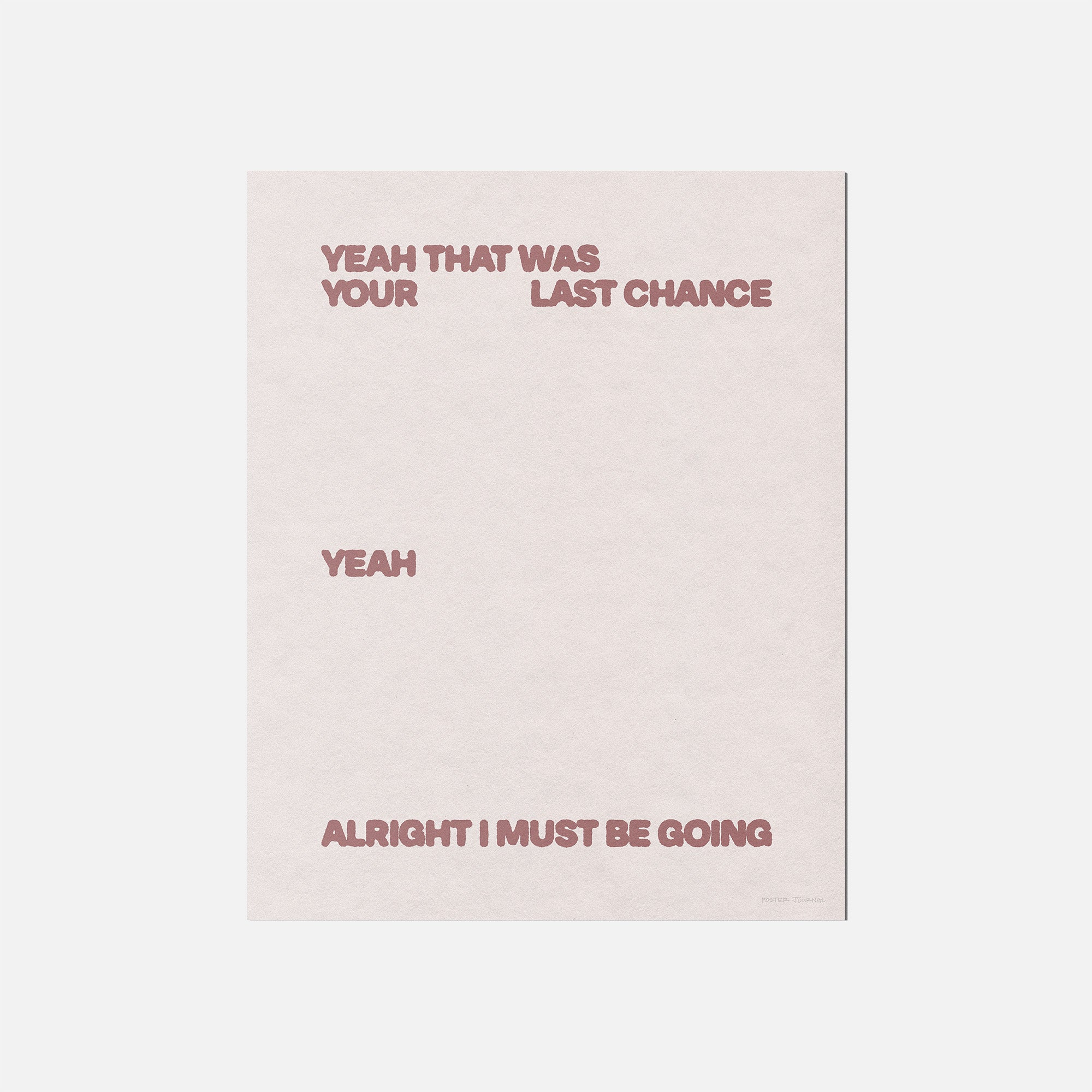 CHANCE PRINT