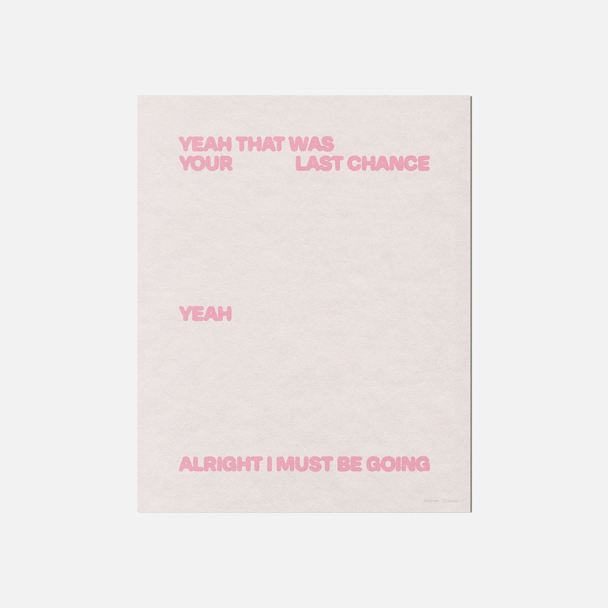 CHANCE PRINT